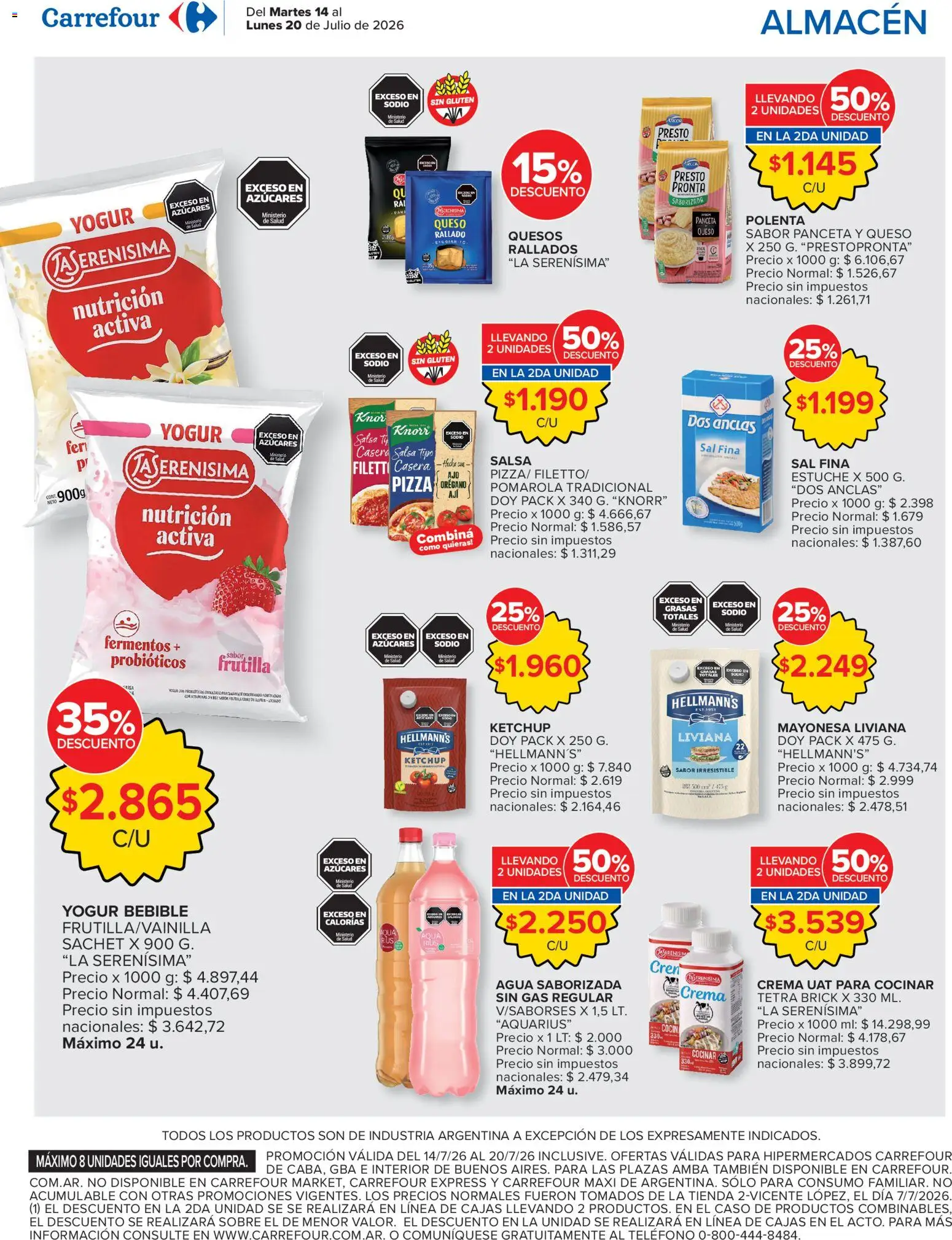 Carrefour ofertas │ válido desde el 14/07/2026 | Página: 10