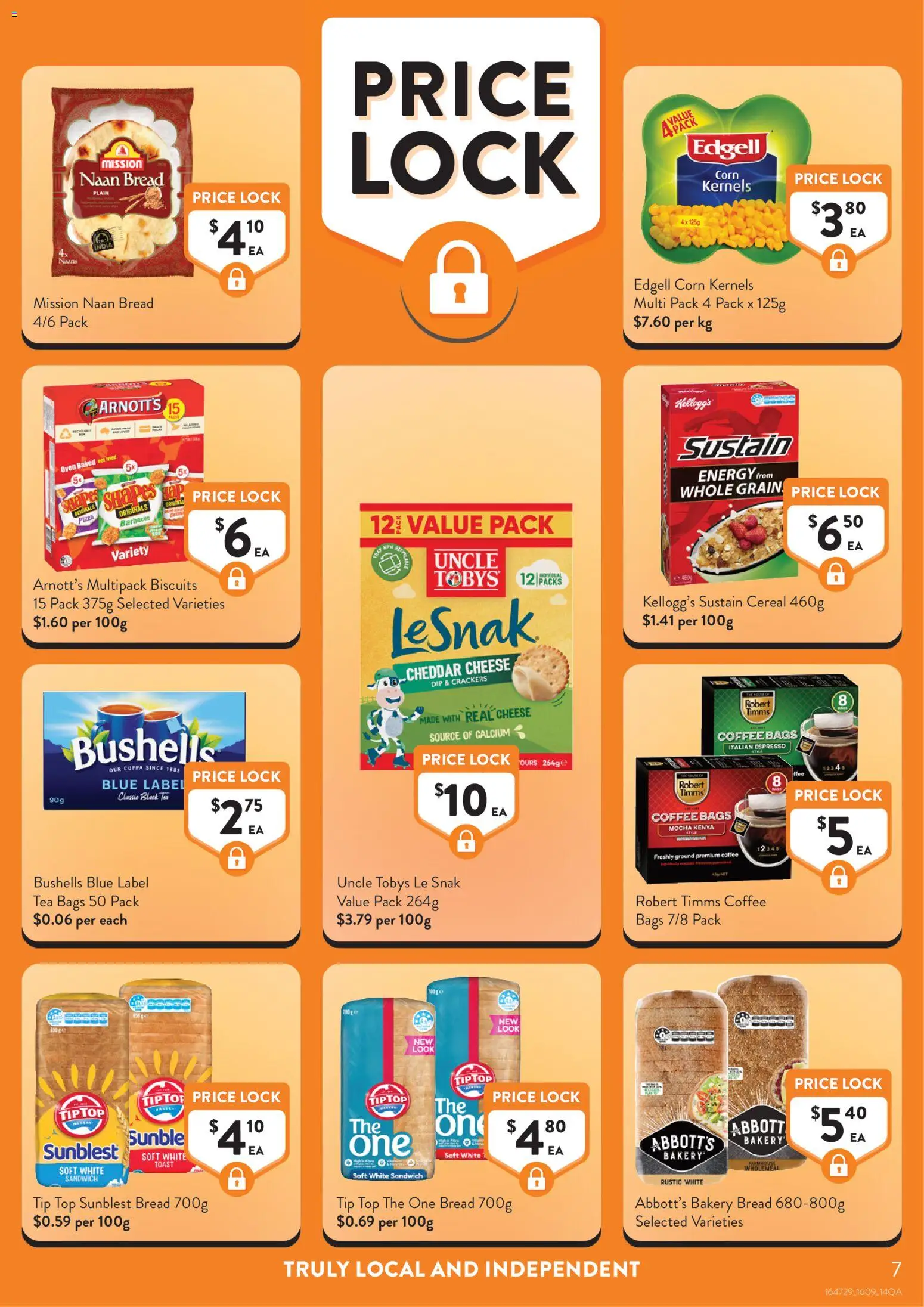 Foodworks catalogue - valid from 16/09/2026 | Page: 7 | Products: Crackers, Cheese, Tea, Bakery