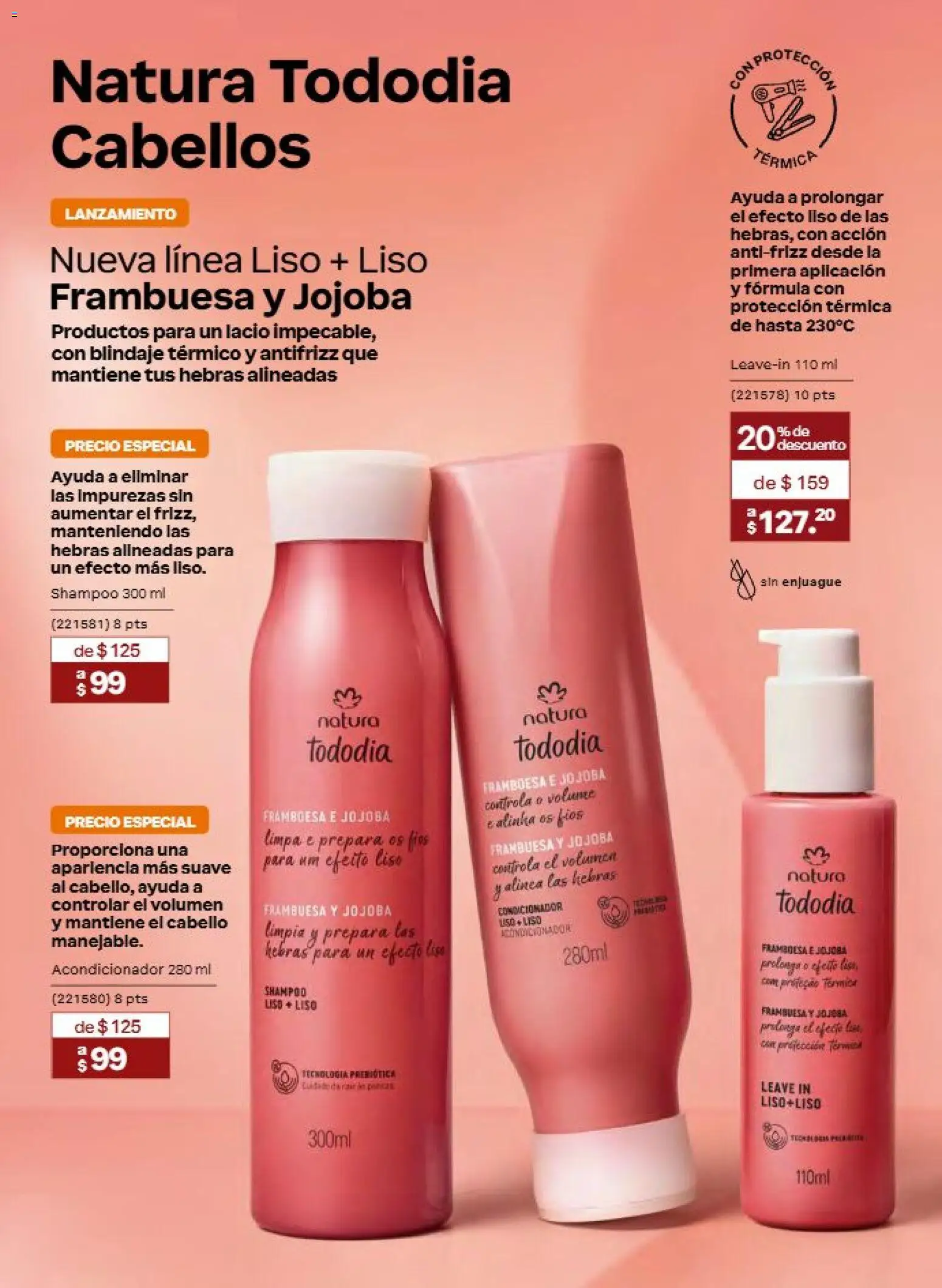 Nuevas ofertas de Natura válidas en toda la República Mexicana desde el 11/09/2026. ¡Encuentra las mejores ofertas en Natura campaña 14 2026! | Página: 131 | Productos: Shampoo, Acondicionador