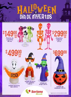 Vista previa de Soriana Mercado - Halloween y Día de muertos, nuevo folleto de la tienda, válido en México a partir del 01/10/2026