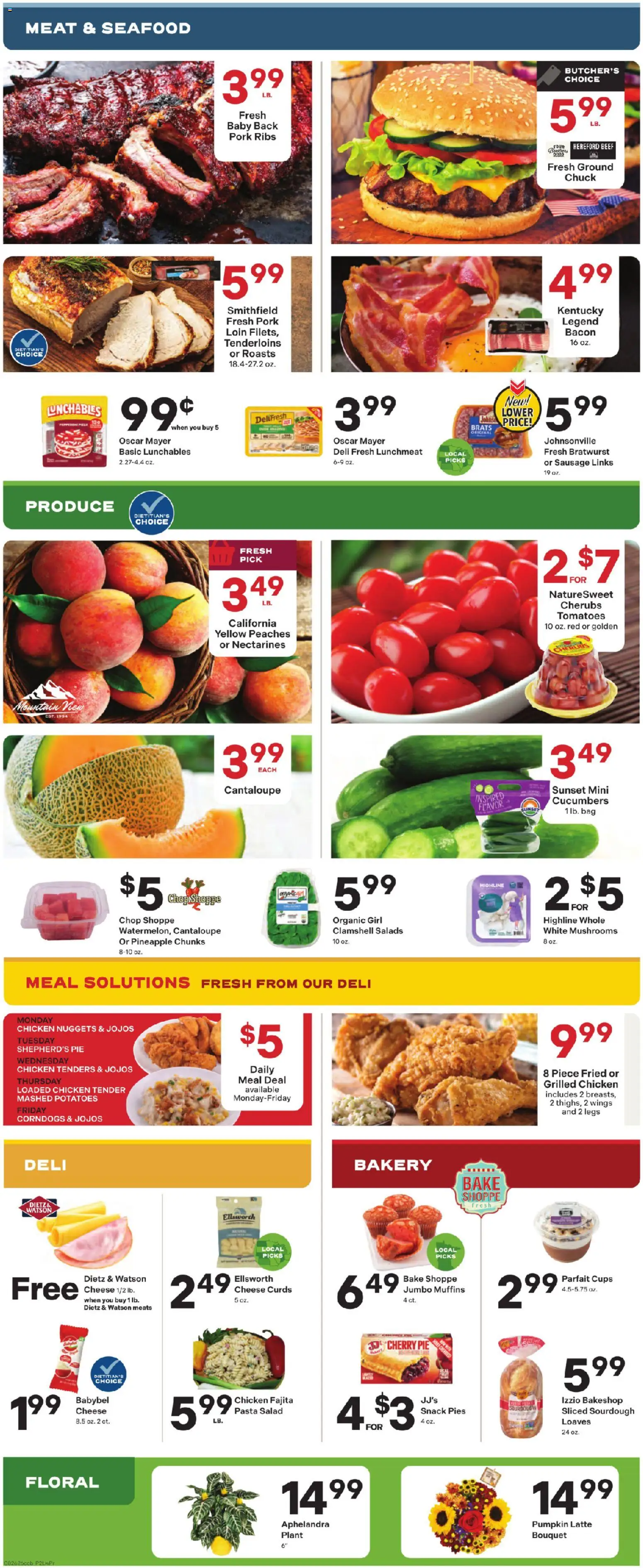 Coborn's - Weekly Ad - valid from 08/26/2026 | Page: 4 | Products: Cheese, Bacon, Pumpkin, Muffins