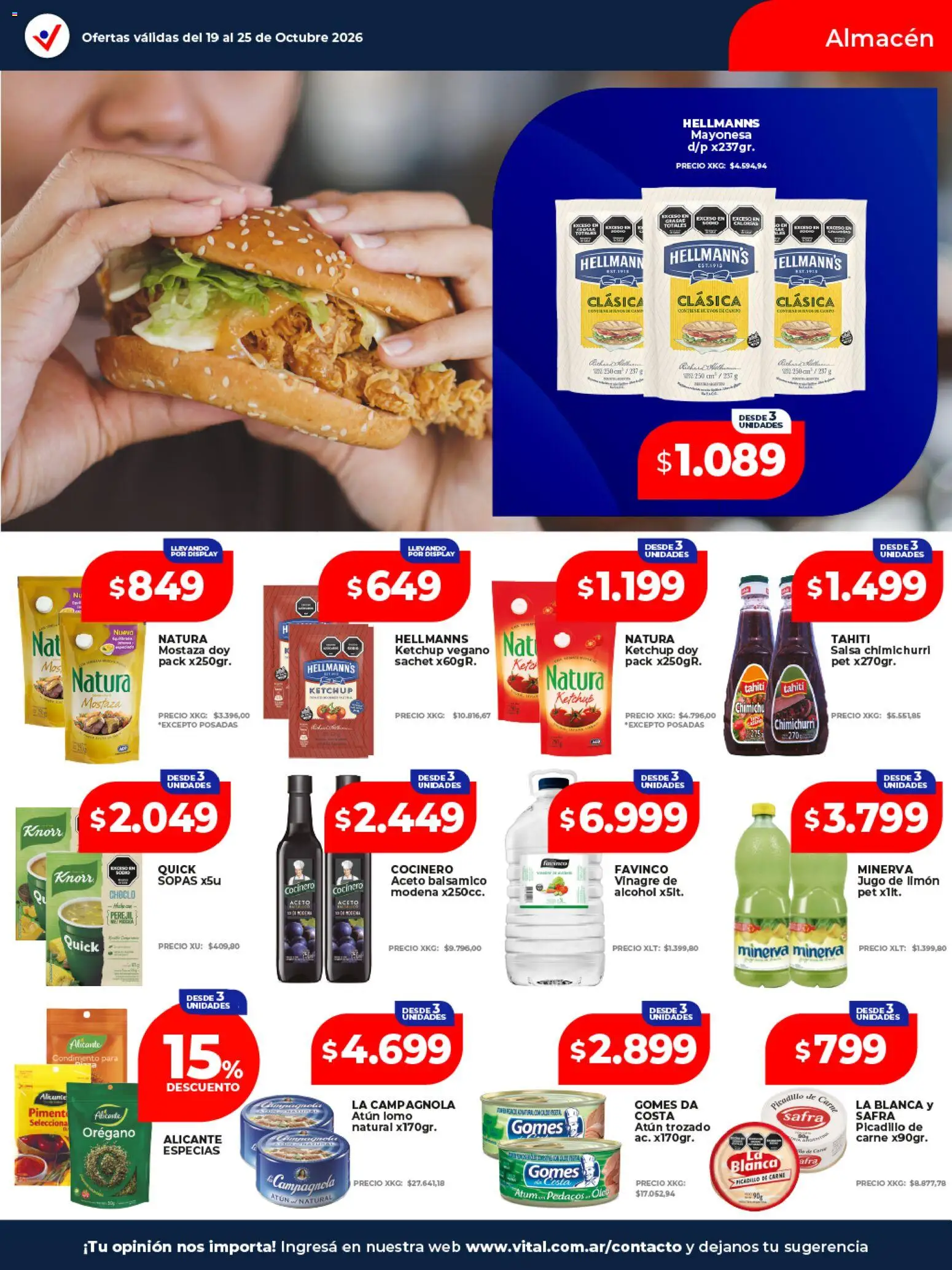 Vital - Ofertas │ válido desde el 19/10/2026 | Página: 20