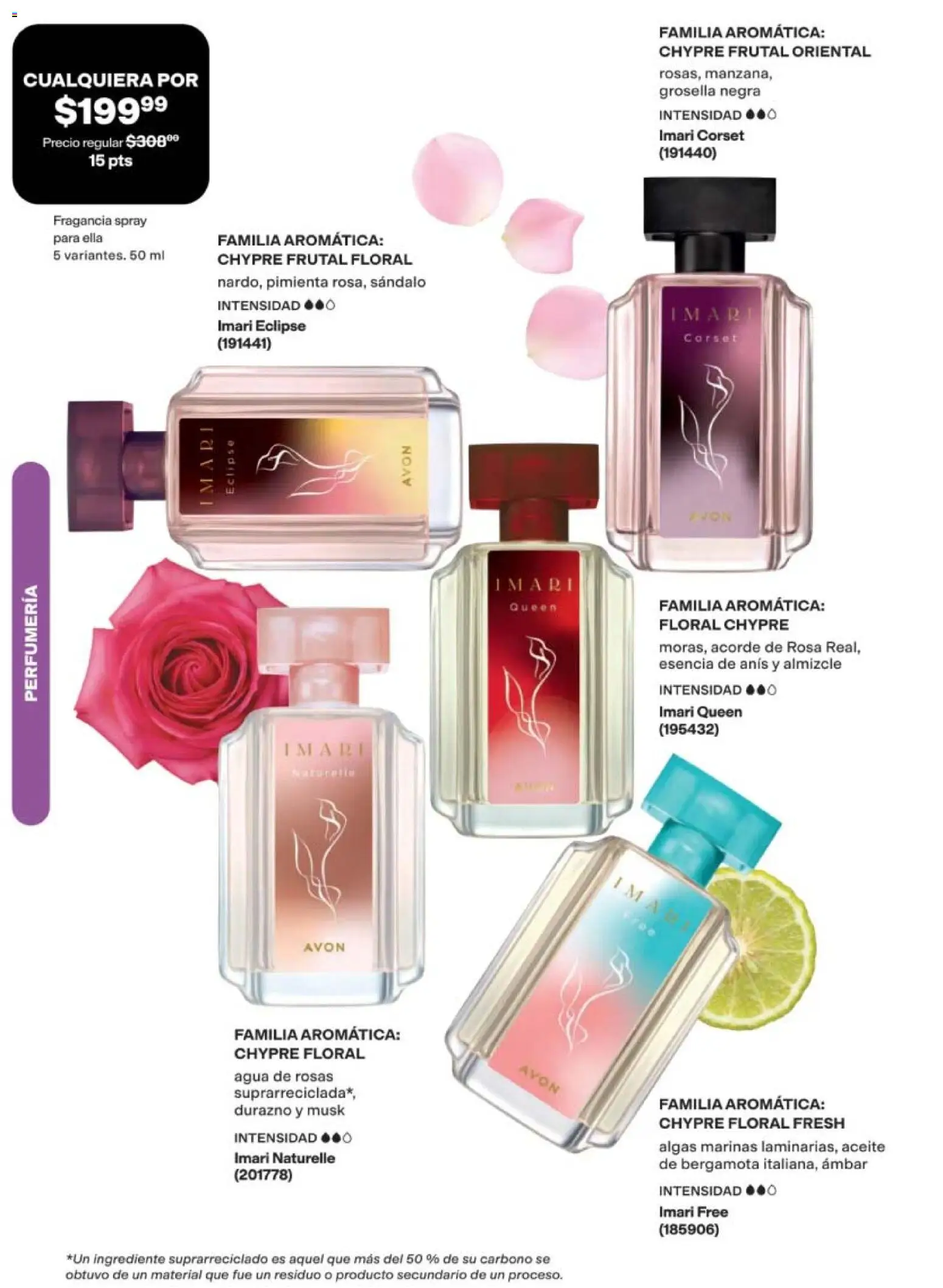 Nuevas ofertas de AVON válidas en toda la República Mexicana desde el 24.04.2026. ¡Encuentra las mejores ofertas en AVON campaña 7 2026! | Página: 76 | Productos: Durazno, Pimienta, Agua, Aceite
