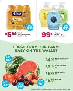 Preview of Grocery Outlet weekly ads valid from 06/24/2026 | Page: 2 | Products: Peaches, Soap, Lemon, Watermelon
