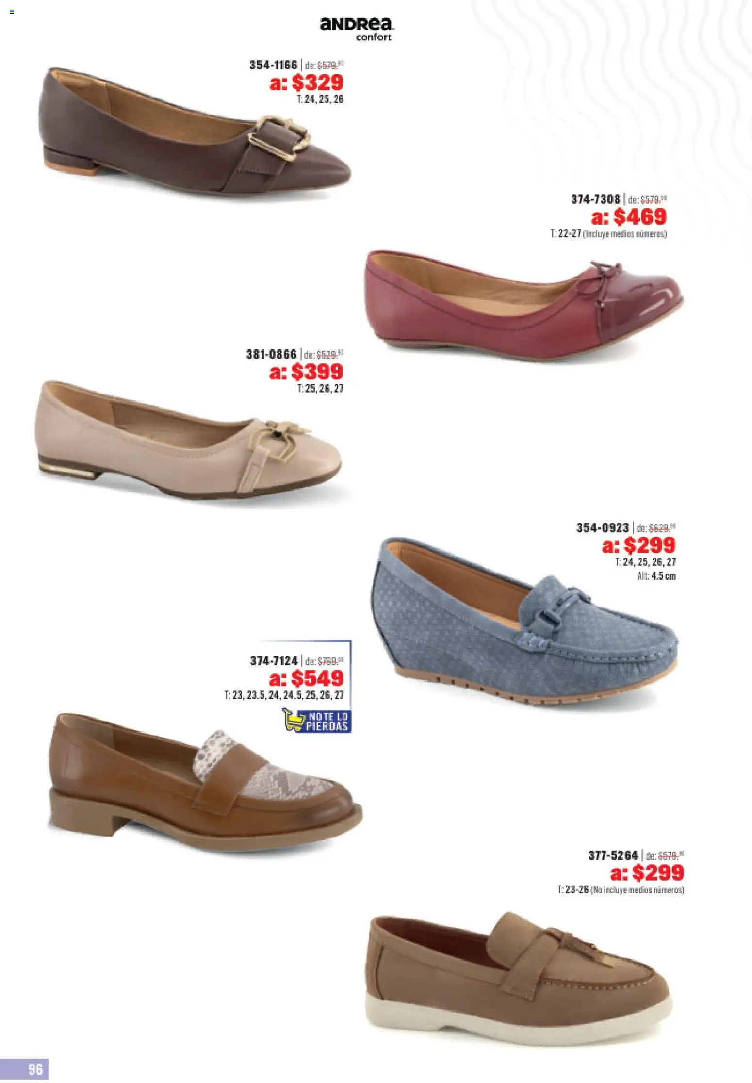 Nuevas ofertas de Andrea válidas en toda la República Mexicana desde el 31.05.2026. ¡Encuentra las mejores ofertas en Andrea catálogo Outlet! | Página: 96