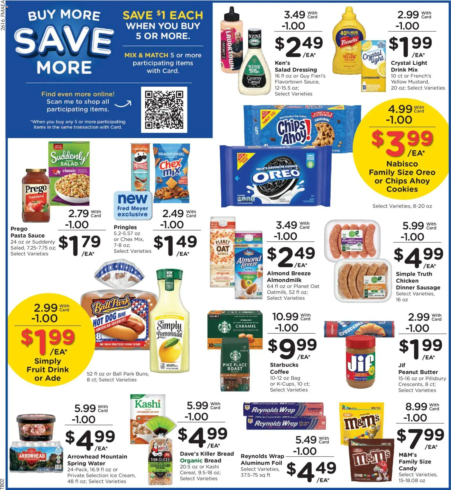 Fred Meyer Weekly Ad - valid from 20.05.2026 | Page: 6 | Products: Corn, Pasta, Salad, Water