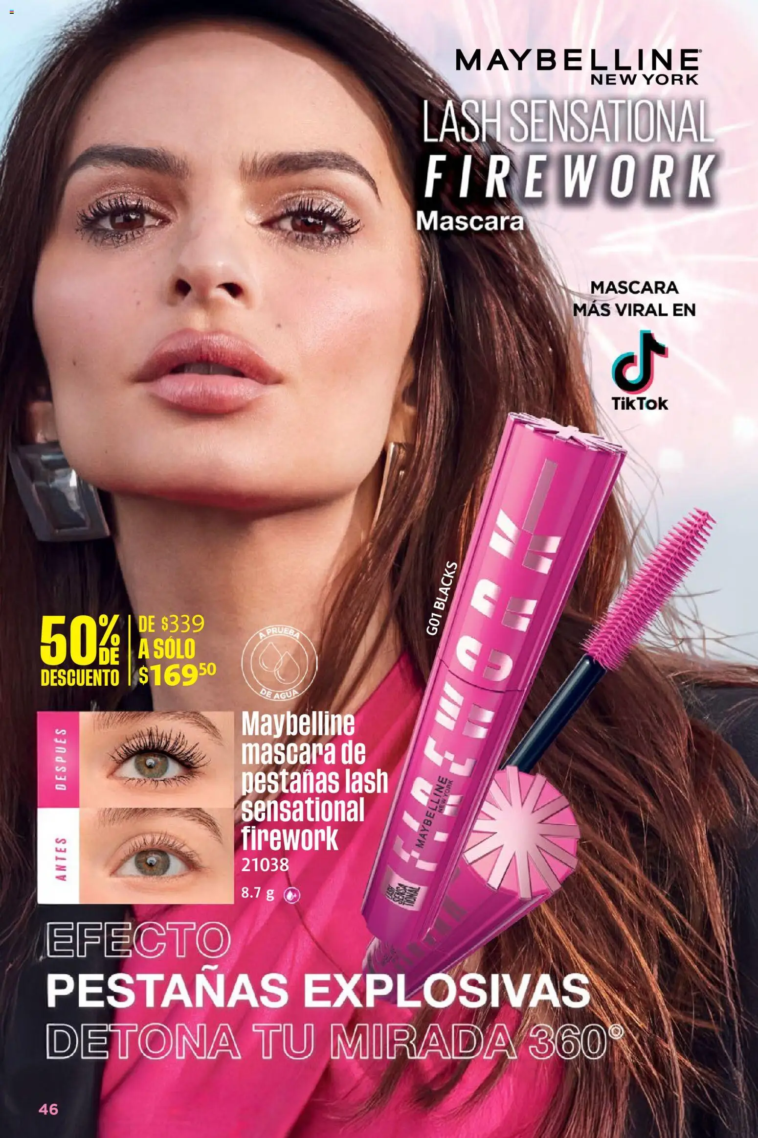 Nuevas ofertas de Ilusión válidas en toda la República Mexicana desde el 01.06.2026. ¡Encuentra las mejores ofertas en Ilusión catálogo Rebajas de Verano! | Página: 46 | Productos: Máscara, Máscara de pestañas