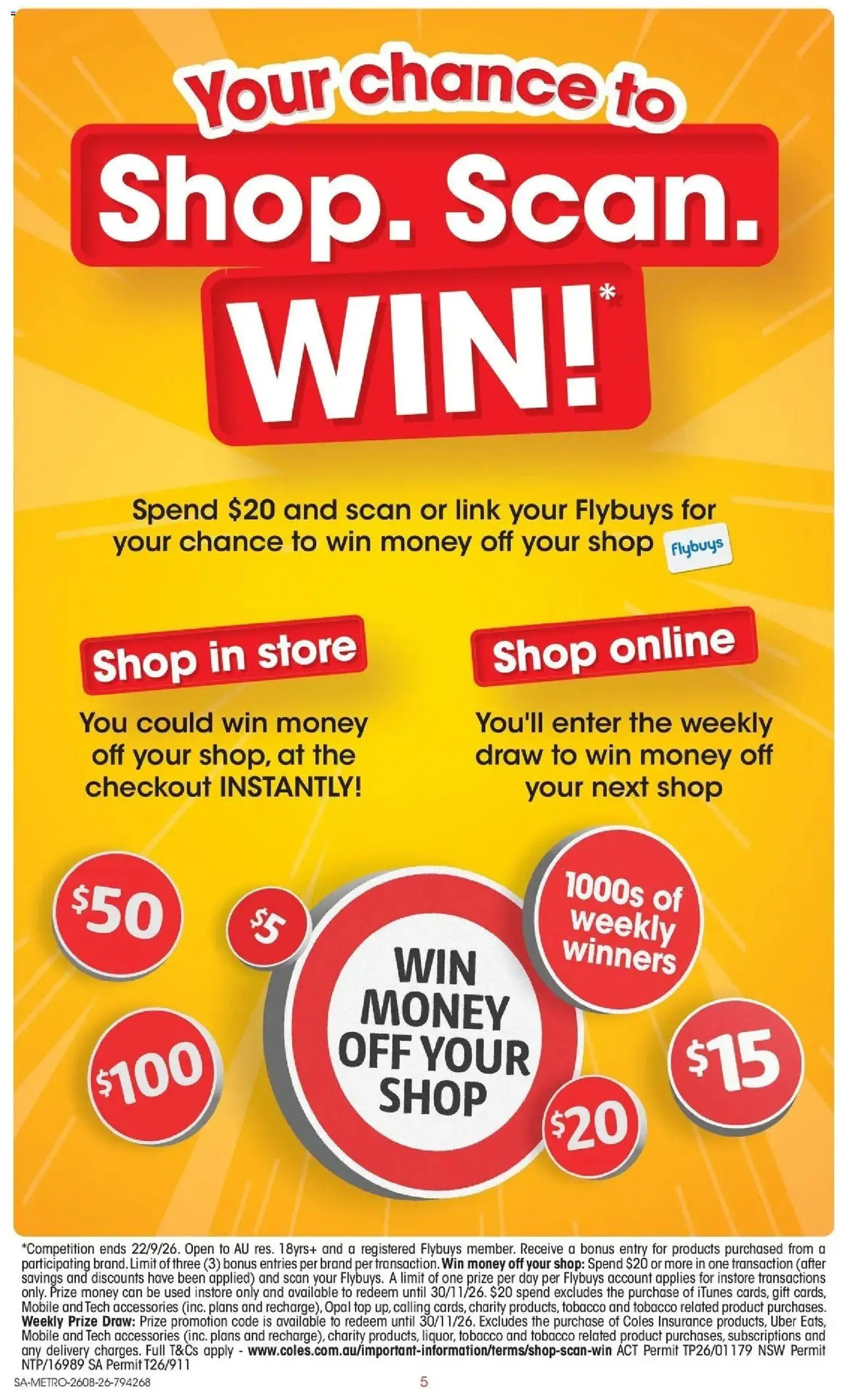 ﻿Coles catalogue valid from 26/08/2026 > Online Australia | Page: 5 | Products: Opal, Accessories, Mobile