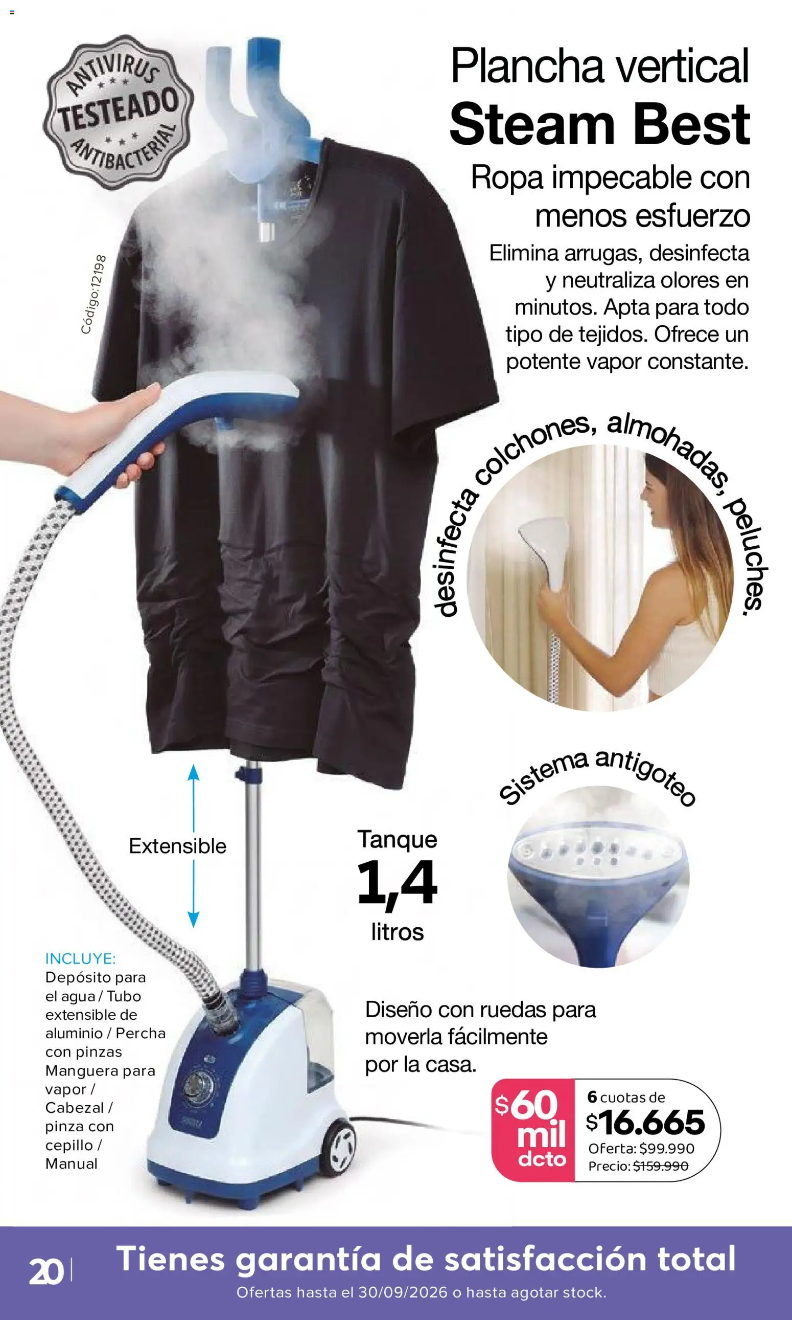 A3D Ofertas │ válido desde el 01.09.2026 | Página: 20 | Productos: Agua, Plancha, Ropa, Pinza