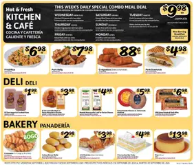 Preview of Fresco y Más weekly ads valid from 09/02/2026 | Page: 4 | Products: Chicken, Cheese, Ham, Pork belly