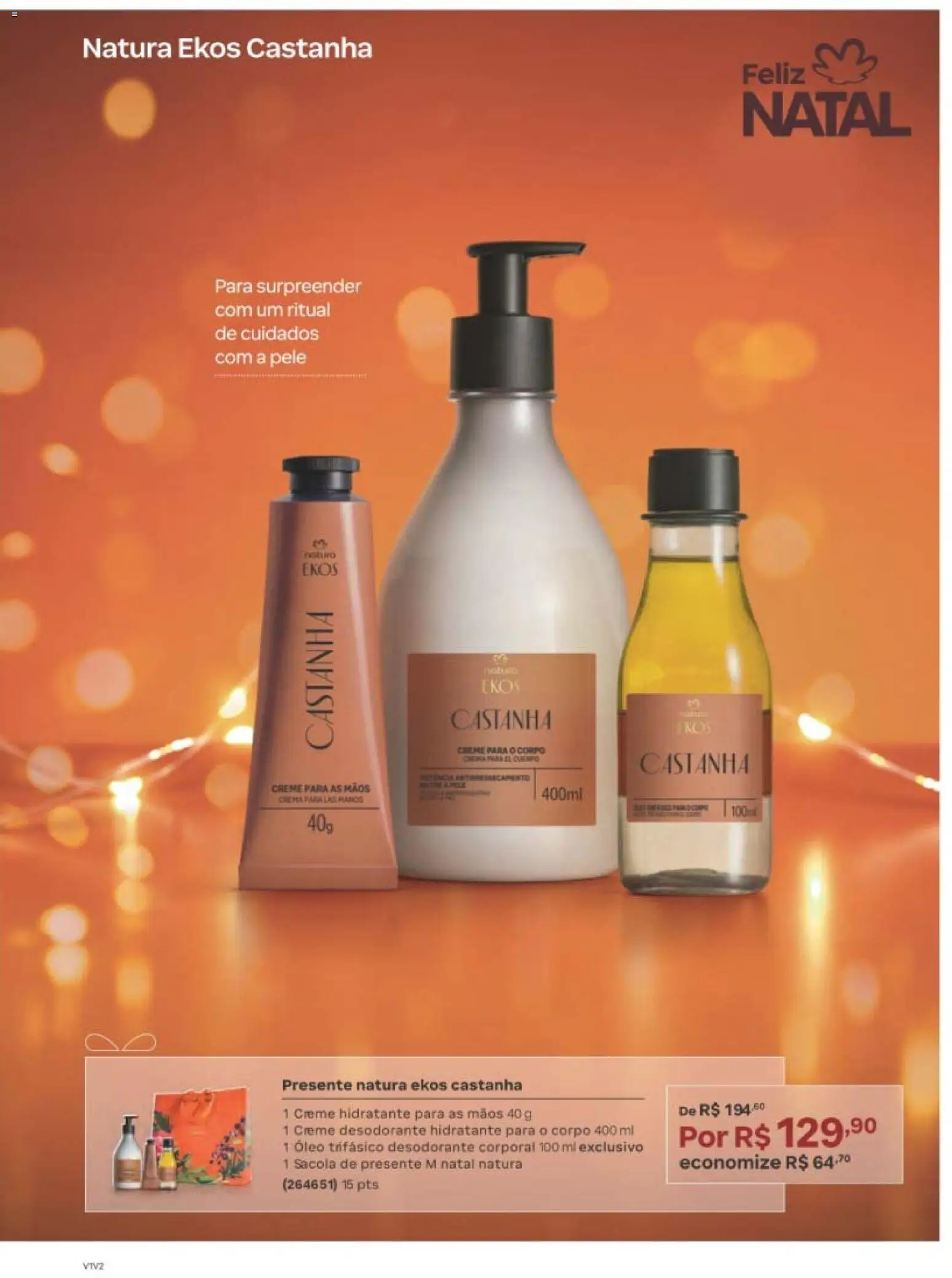 Natura Folheto - válido de 12/10/2026 | Página: 35 | Produtos: Óleo, Creme hidratante, Creme para as mãos, Sacola