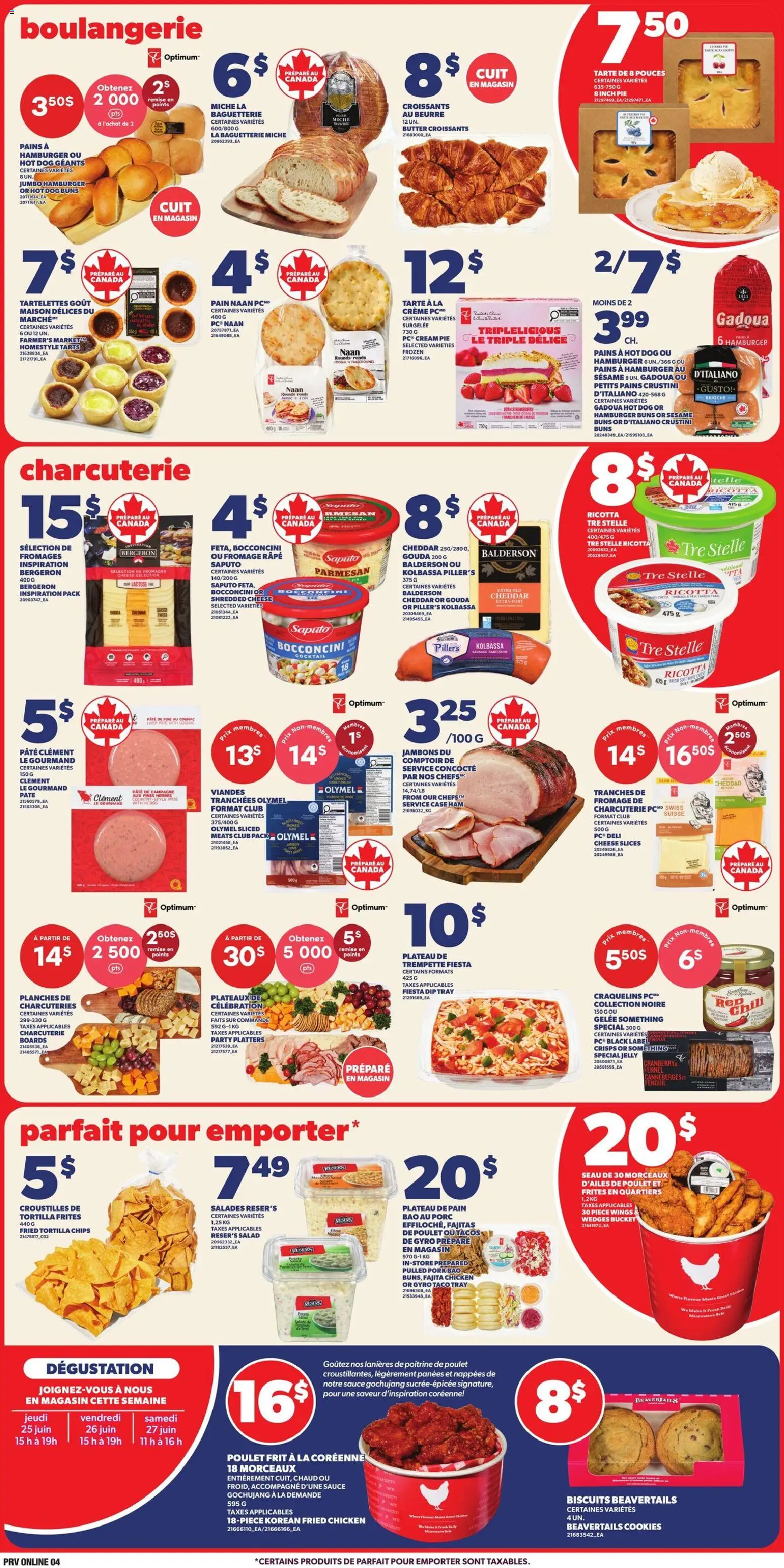 Provigo flyer valid from Jun 25, 2026 | Page: 5 | Products: Cookies, Case, Chicken, Pork