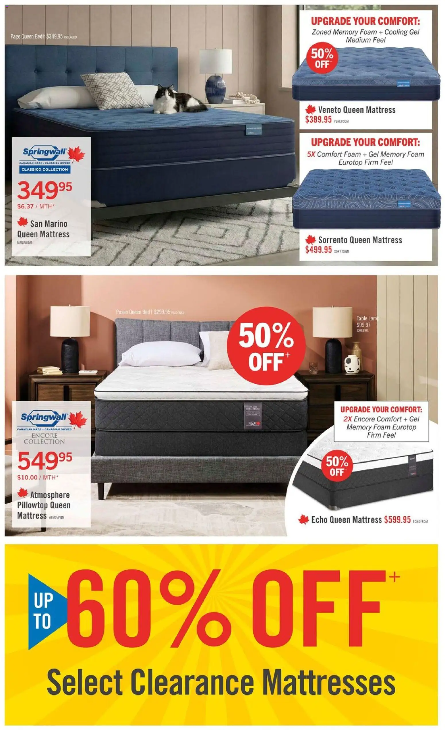 The Brick flyer valid from Sep 3, 2026 | Page: 7 | Products: Foam, Bed, Mattress, Lamp