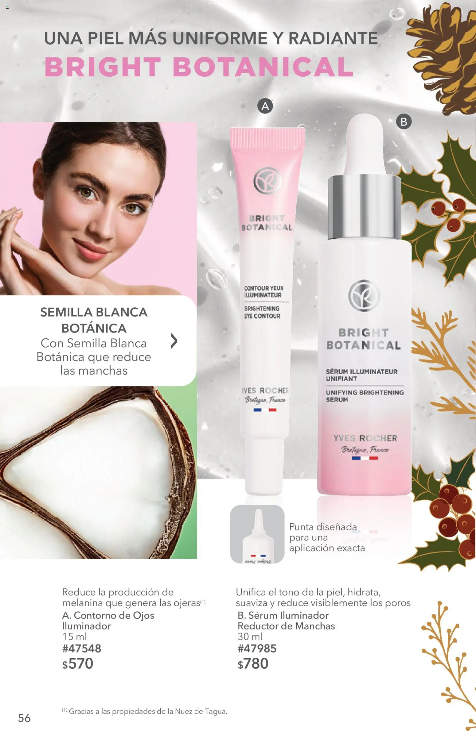 Nuevas ofertas de Yves Rocher válidas en toda la República Mexicana desde el 27/10/2026. ¡Encuentra las mejores ofertas en Yves Rocher campaña 15 2026! | Página: 56
