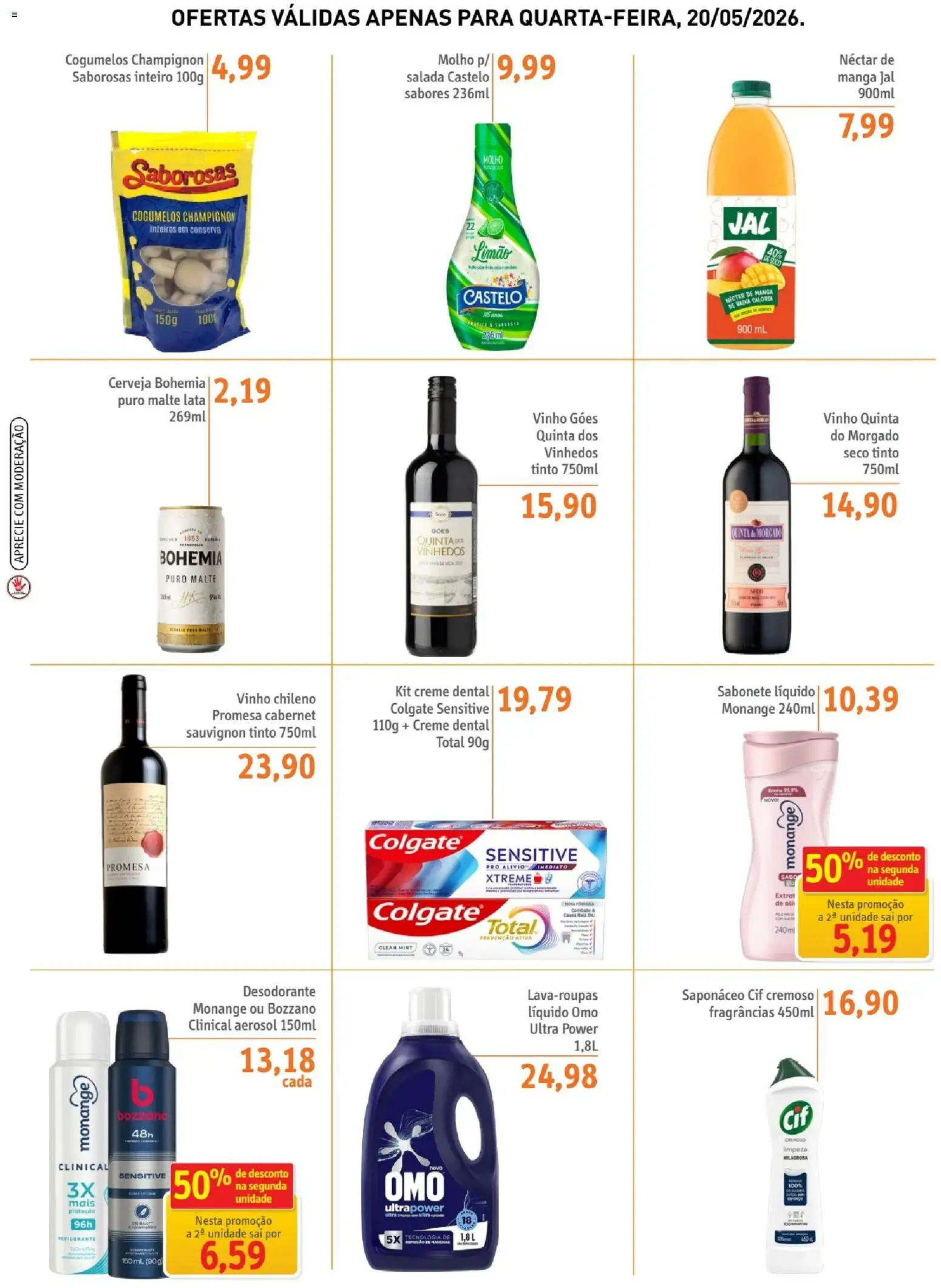 Sonda Folheto - válido de 20.05.2026 | Página: 3 | Produtos: Desodorante, Sabonete, Salada, Saponáceo