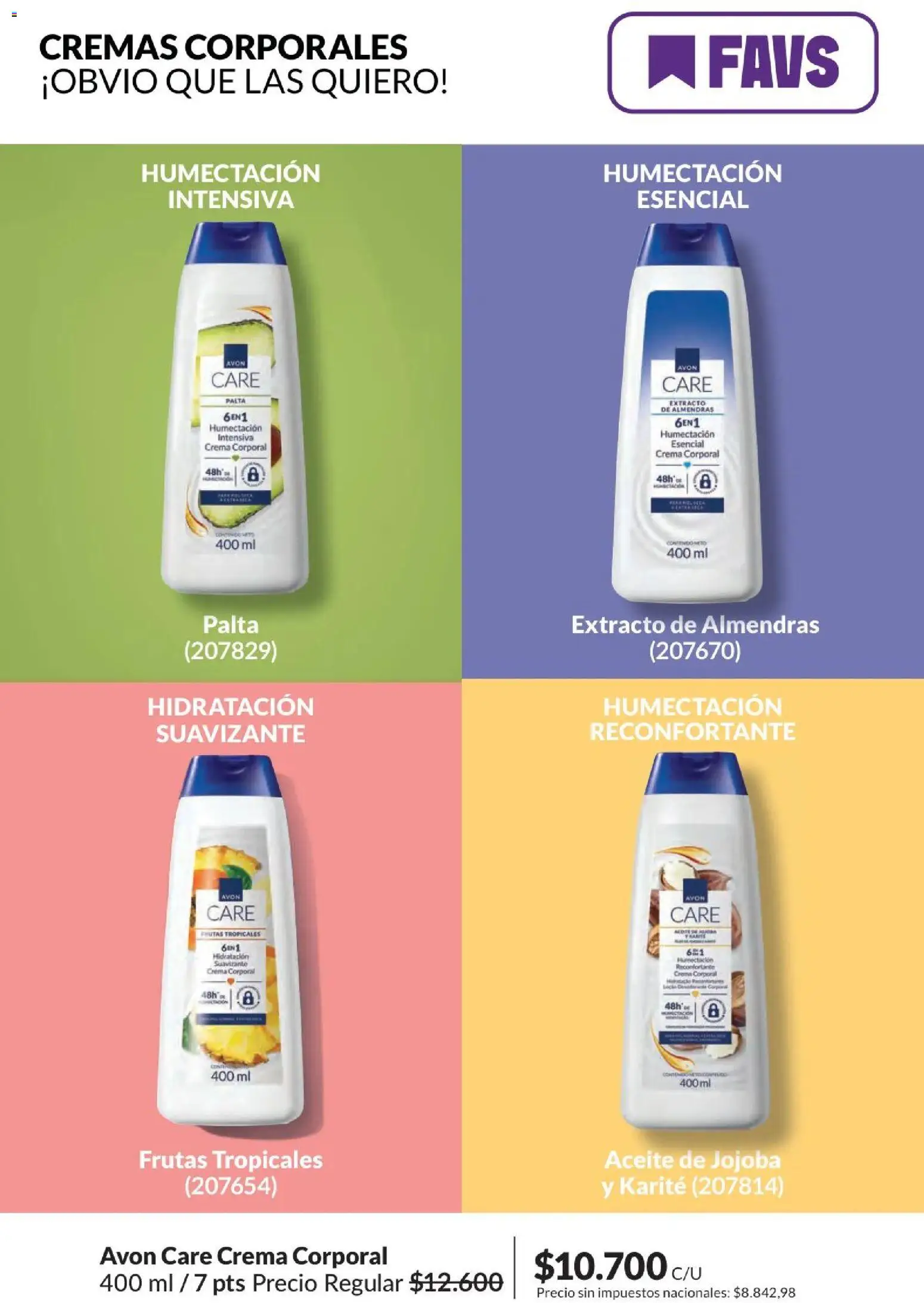 Avon -  Campaña 6/2026 │ válido desde el 01.06.2026 | Página: 145 | Productos: Almendras, Palta, Suavizante, Crema