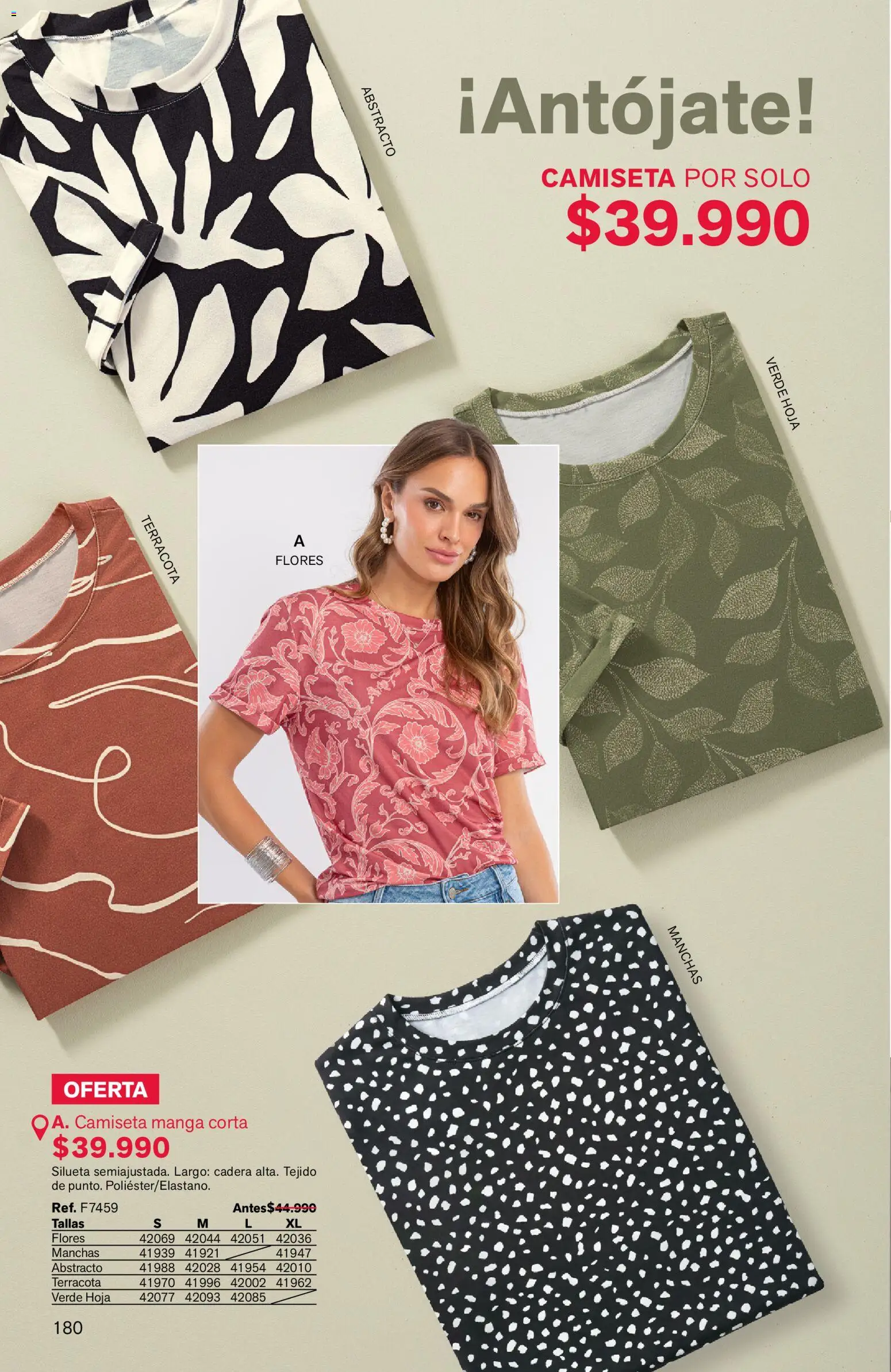 Leonisa revista - valida desde el 24/08/2026 | Página: 180 | Productos: Flores, Camiseta, Hoja