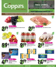 Preview of Coppas Fresh Market flyer / circulaire from shop Coppas Fresh Market valid from Sep 17, 2026