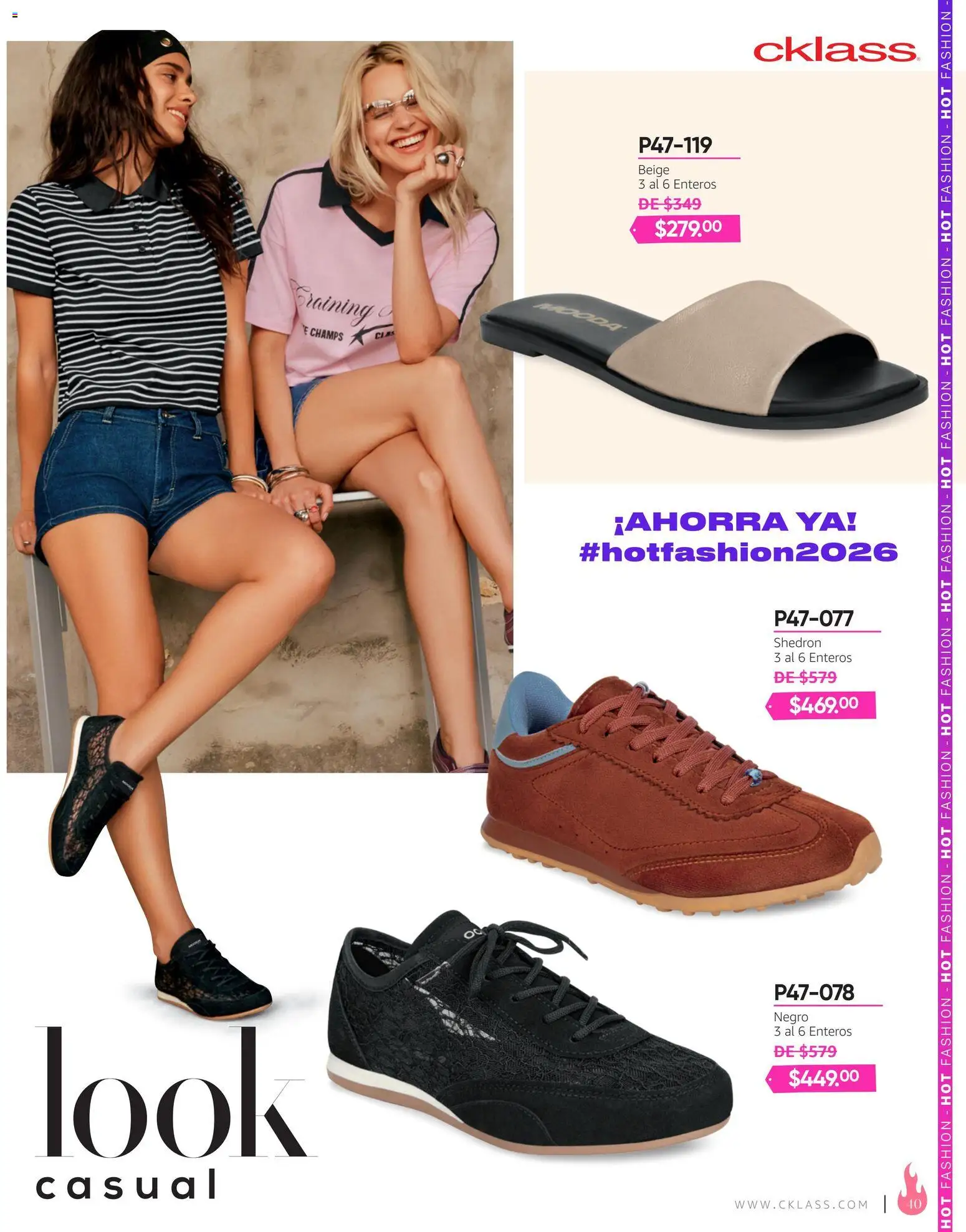 Nuevas ofertas de Cklass válidas en toda la República Mexicana desde el 03/08/2026. ¡Encuentra las mejores ofertas en Cklass catálogo Hot Fashion Ropa! | Página: 122