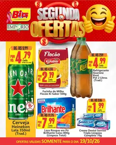 Big Supermercados ofertas do Dia - Pré-Visualização do folheto da loja Big Supermercados, válido de 19/10/2026