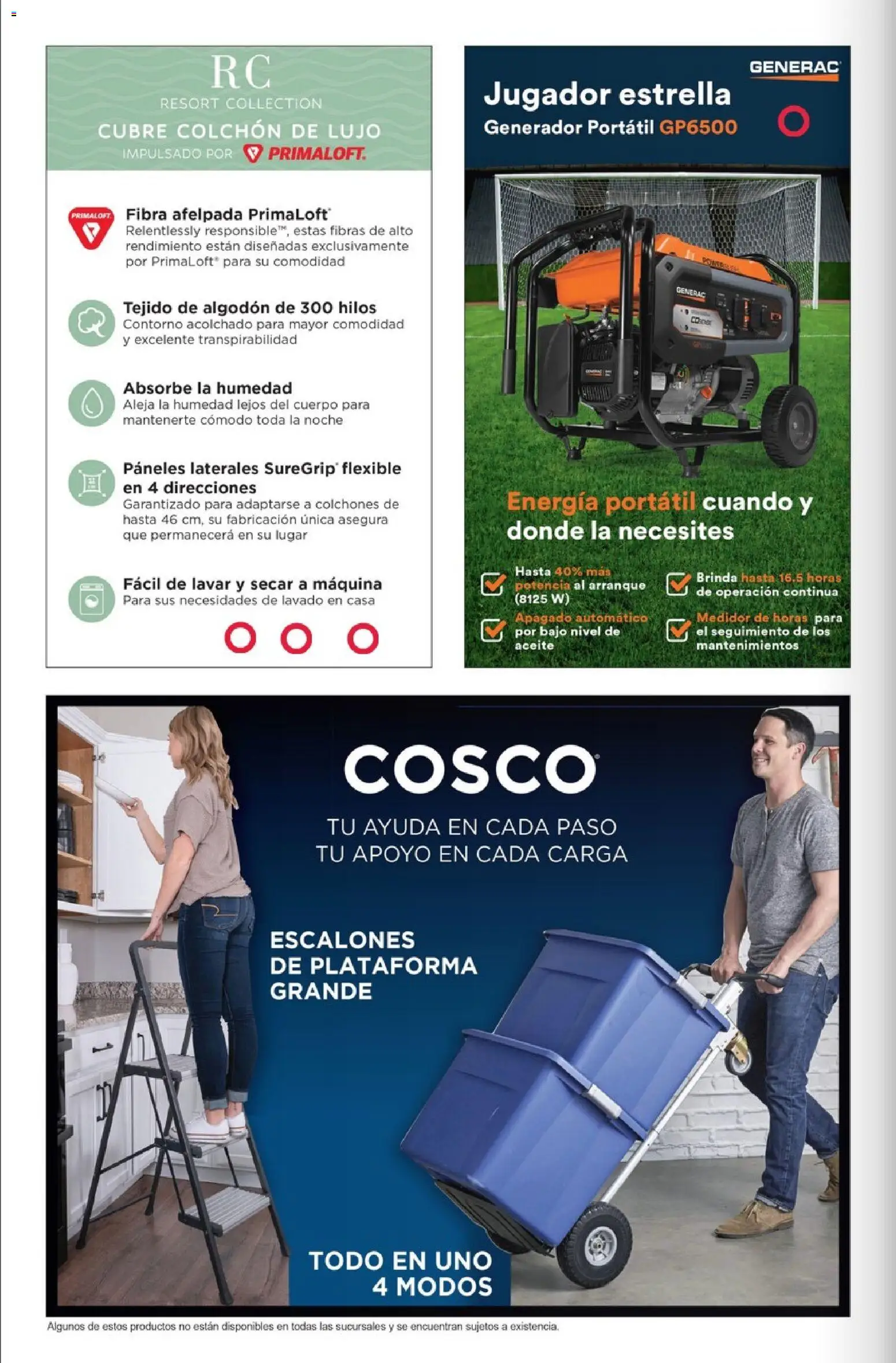 Nuevas ofertas de Costco válidas en toda la República Mexicana desde el 01/07/2026. ¡Encuentra las mejores ofertas en Costco Revista Julio 2026! | Página: 124 | Productos: Aceite, Algodón, Flexible, Acolchado