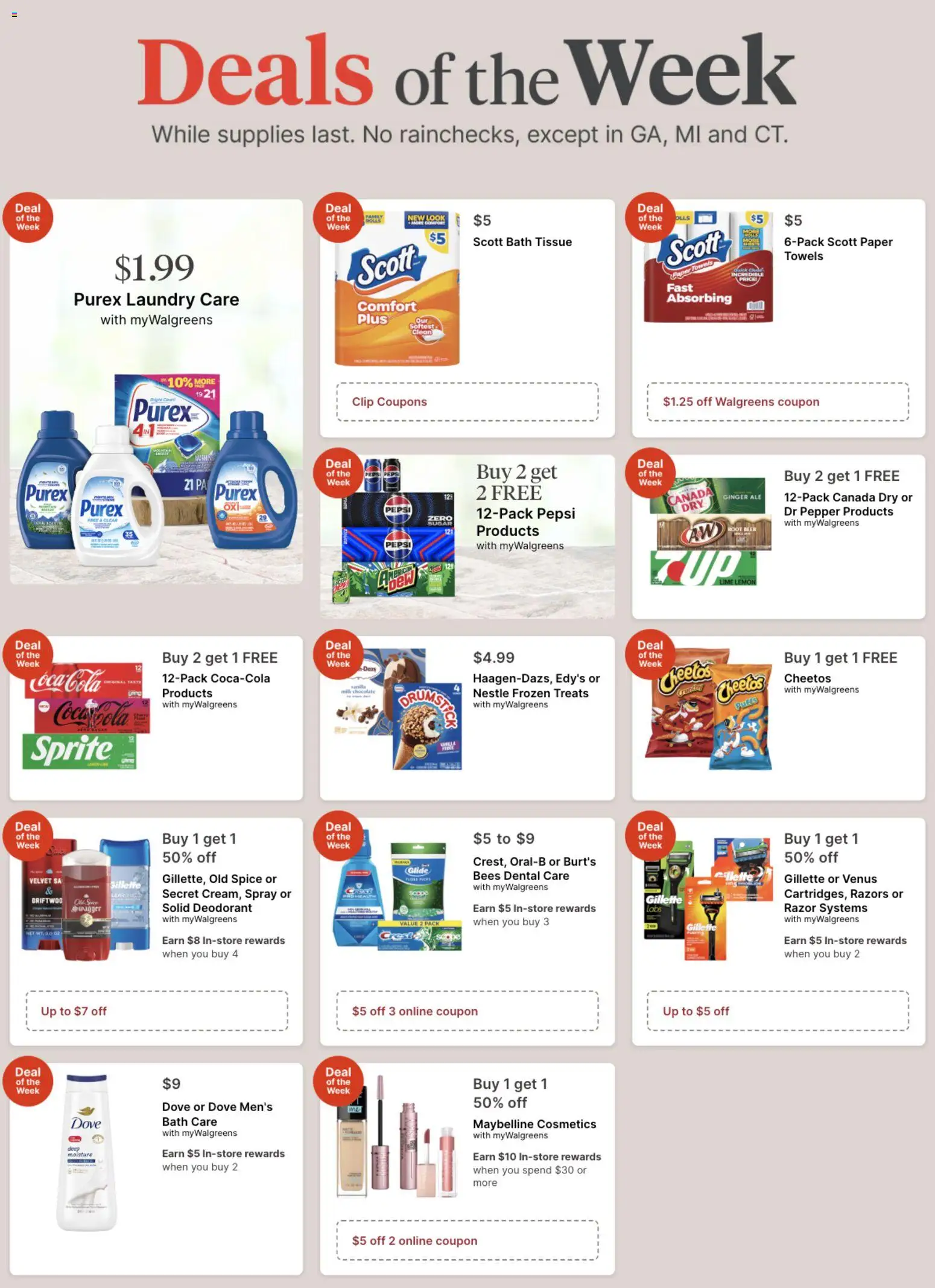 Walgreens Weekly Ad - valid from 09/06/2026 | Page: 1 | Products: Clip, Bath, Chocolate, Pepper