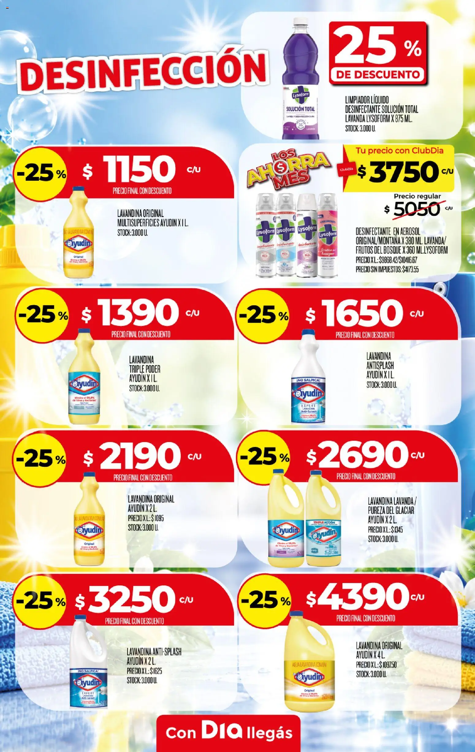 Supermercado DIA - Especial Desinfeccion │ válido desde el 07/10/2026 | Página: 1