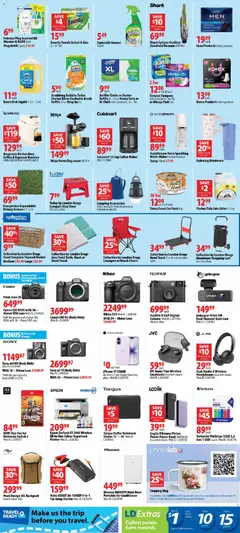 Preview of London Drugs weekly flyer / circulaire from shop London Drugs valid from Jun 25, 2026 | Page: 3 | Products: Backpack, Brush, Oil, Coffee