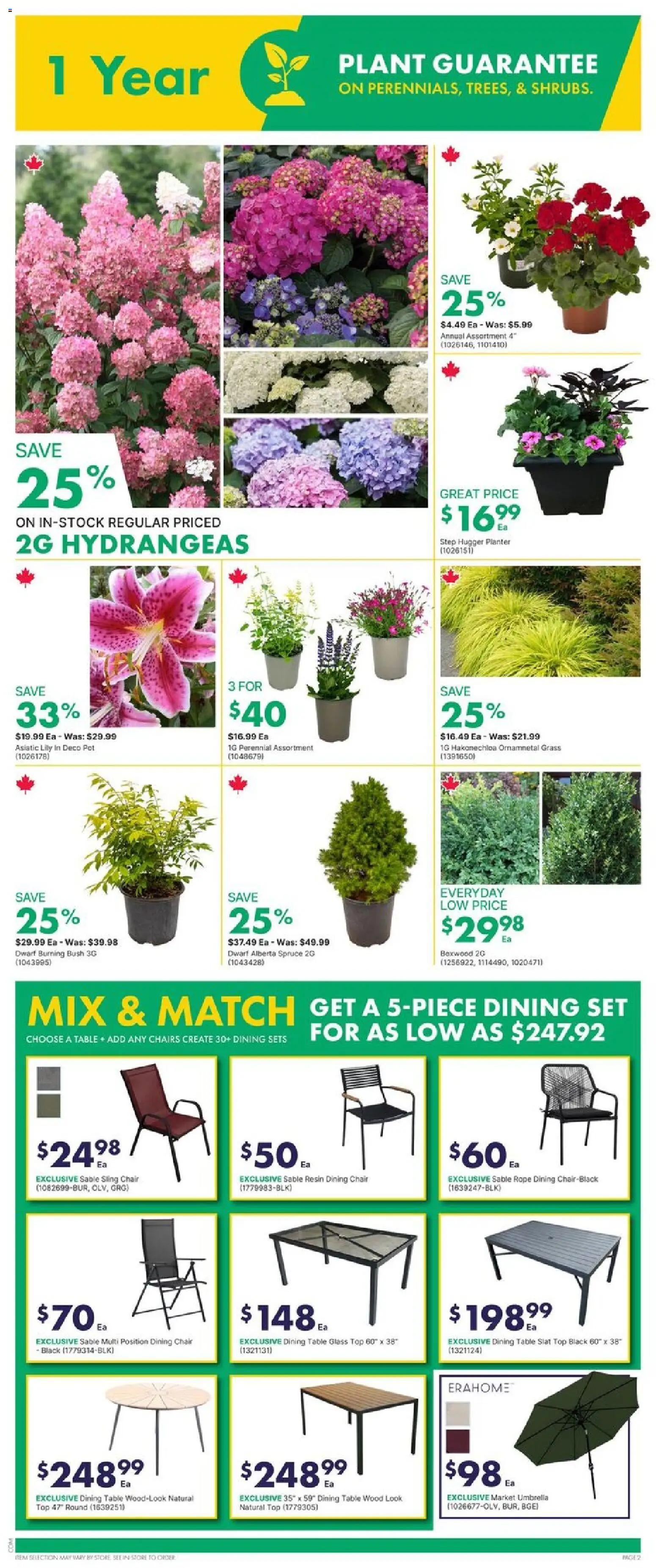 Kent flyer valid from 28.05.2026 | Page: 2 | Products: Umbrella, Table, Chair