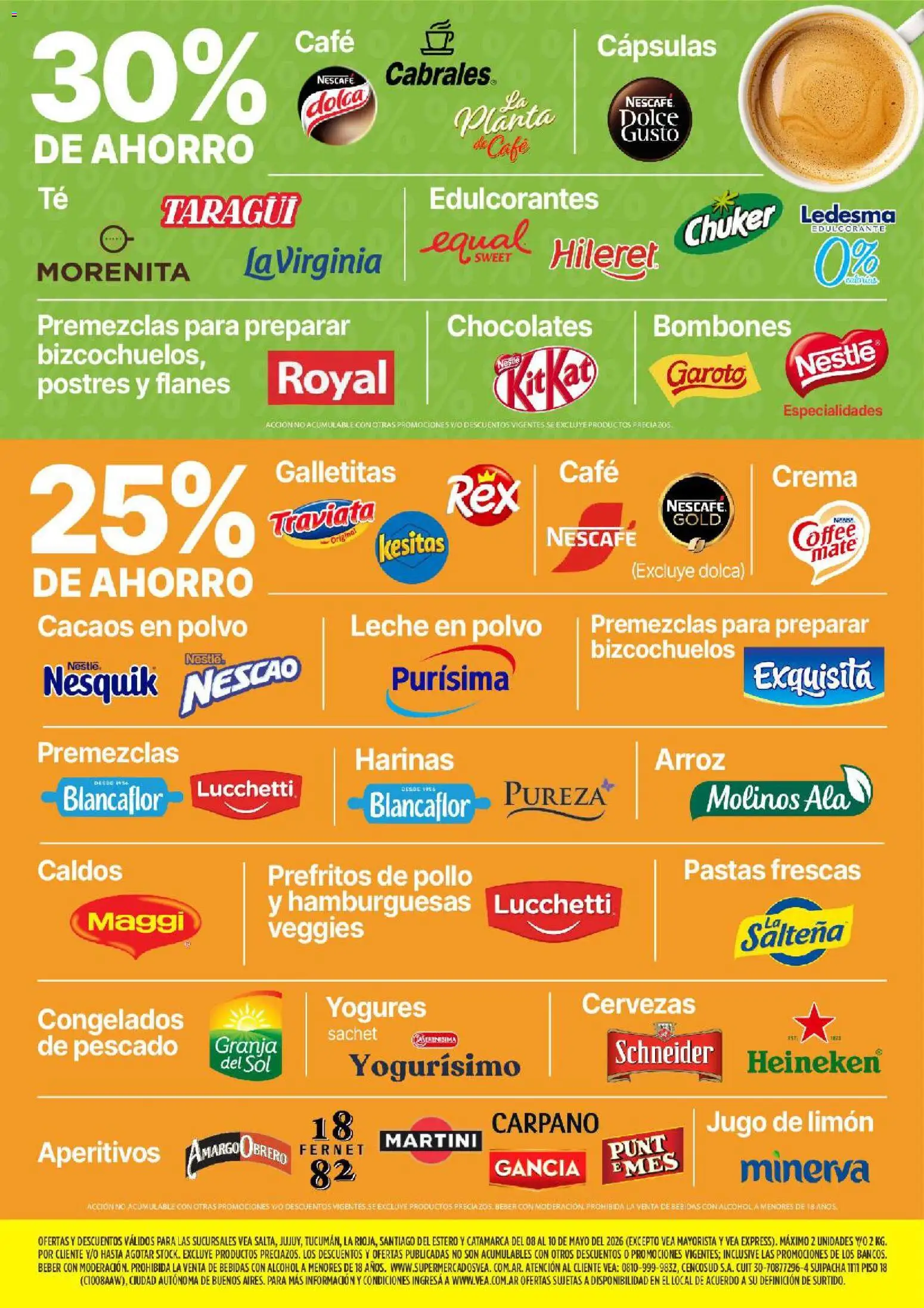 Vea - Oferta fin de semana │ válido desde el 08.05.2026 | Página: 5 | Productos: Mate, Pollo, Limón, Arroz