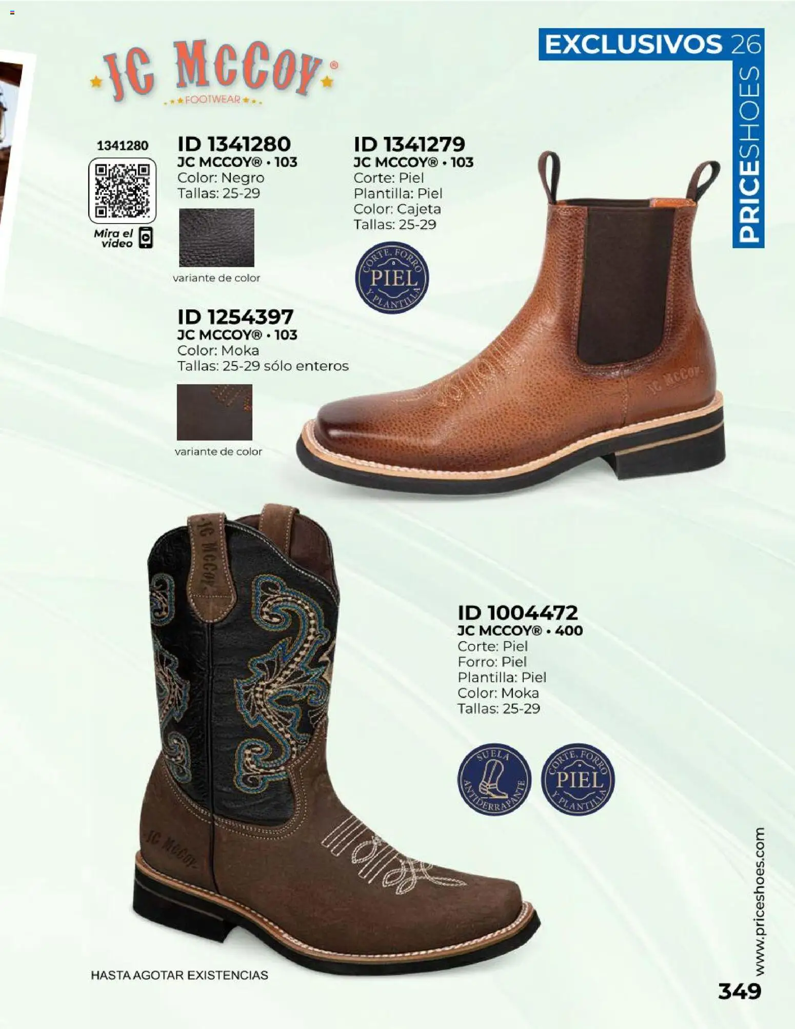 Nuevas ofertas de Price Shoes válidas en toda la República Mexicana desde el 01/10/2026. ¡Encuentra las mejores ofertas en Price Shoes catálogo Exclusivos! | Página: 349