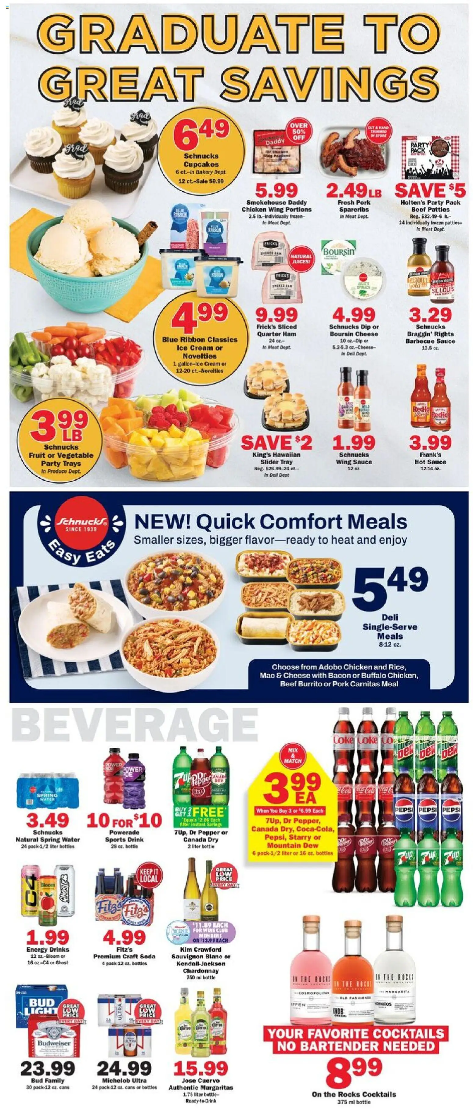 Schnucks Weekly Print Ad - MO - valid from 13.05.2026 | Page: 3 | Products: Bakery, Ham, Cream, Pepper