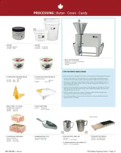 Preview of BMR - Agrizone Maple Sugaring Guide from shop BMR valid from Jan 1, 2026 | Page: 13 | Products: Cream, Table, Box, Bath