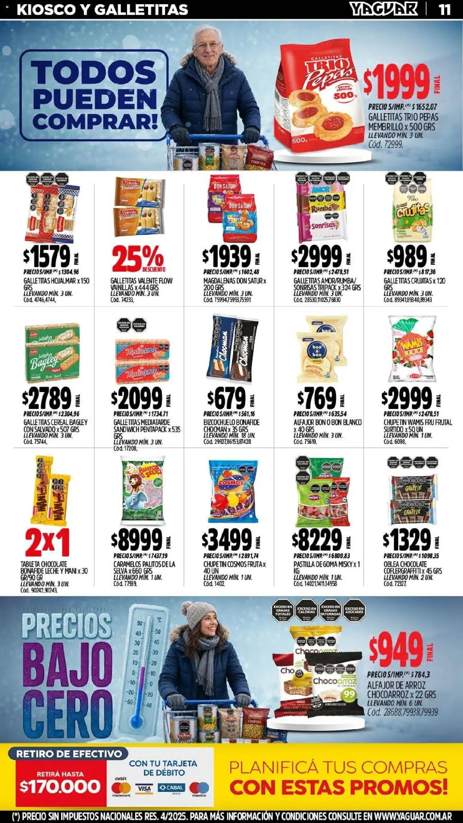 Yaguar - Oferta Semanal Buenos Aires │ válido desde el 20/07/2026 | Página: 12 | Productos: Galletitas, Mani, Leche, Alfajor