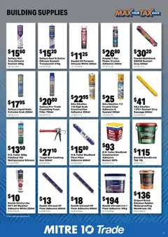 Preview of Mitre 10 Max Your Tax Back - valid from 13.05.2026 | Page: 21 | Products: Bucket, Sausage, Multipurpose