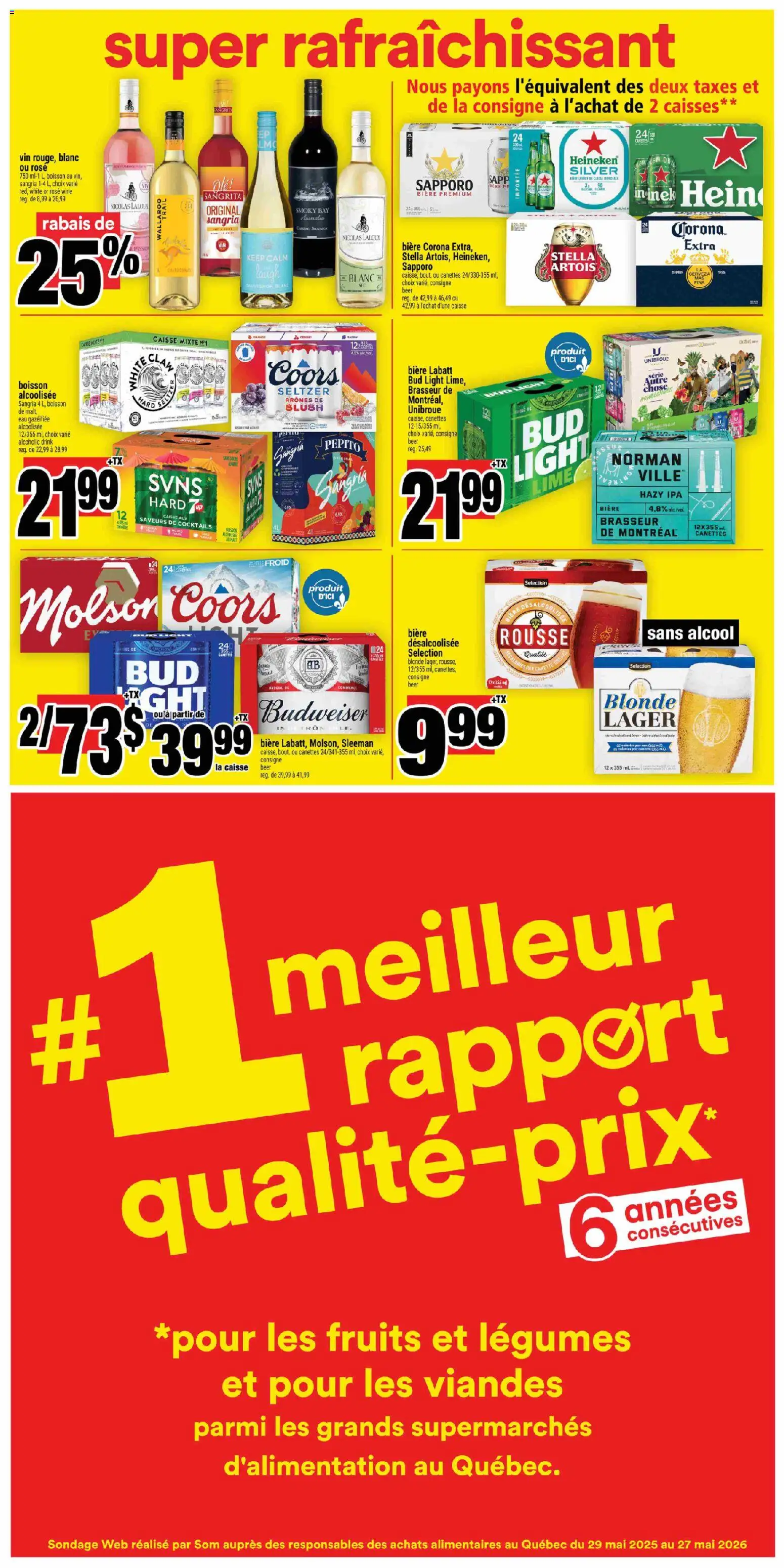 Super C flyer valid from Aug 6, 2026 | Page: 3 | Products: Blush, Wine, Beer
