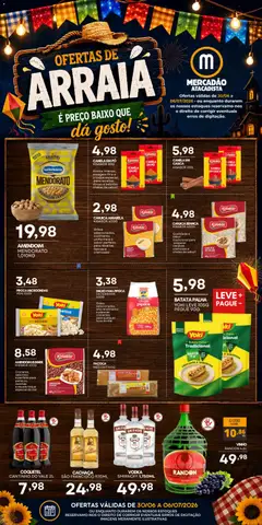 Mercadão Atacadista ofertas Arraiá - Pré-Visualização do folheto da loja Mercadão Atacadista, válido de 30/06/2026 | Página: 1