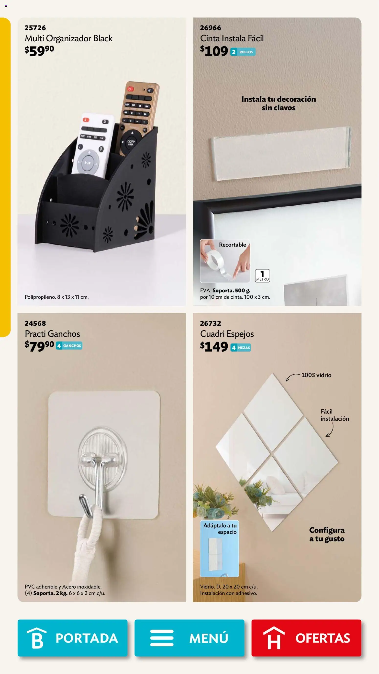 Nuevas ofertas de Betterware válidas en toda la República Mexicana desde el 28/09/2026. ¡Encuentra las mejores ofertas en Betterware campaña 10 2026! | Página: 70
