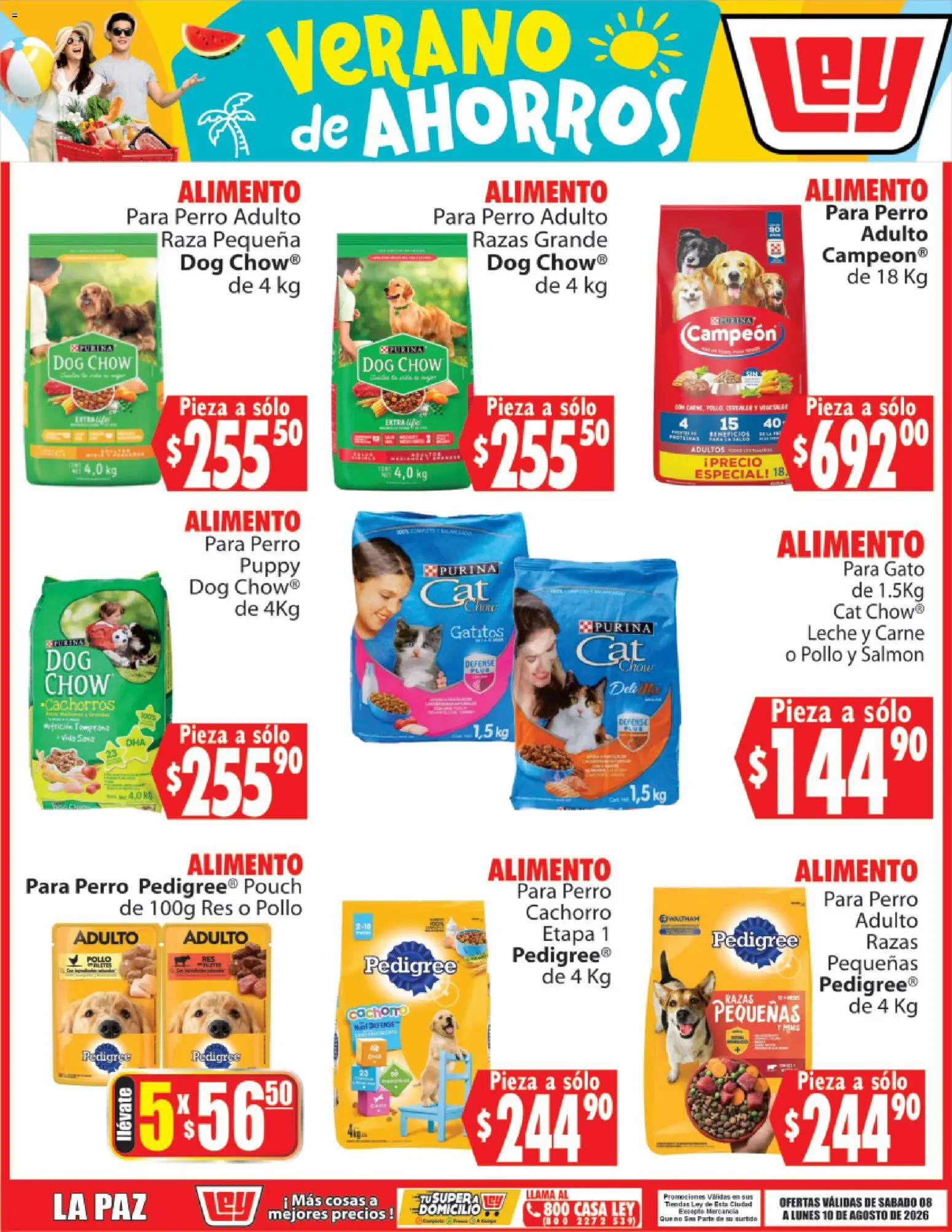 Nuevas ofertas de Casa Ley válidas en toda la República Mexicana desde el 08/08/2026. ¡Encuentra las mejores ofertas en Casa Ley folleto Verano de ahorros! | Página: 9 | Productos: Pollo, Res, Cereales, Carne