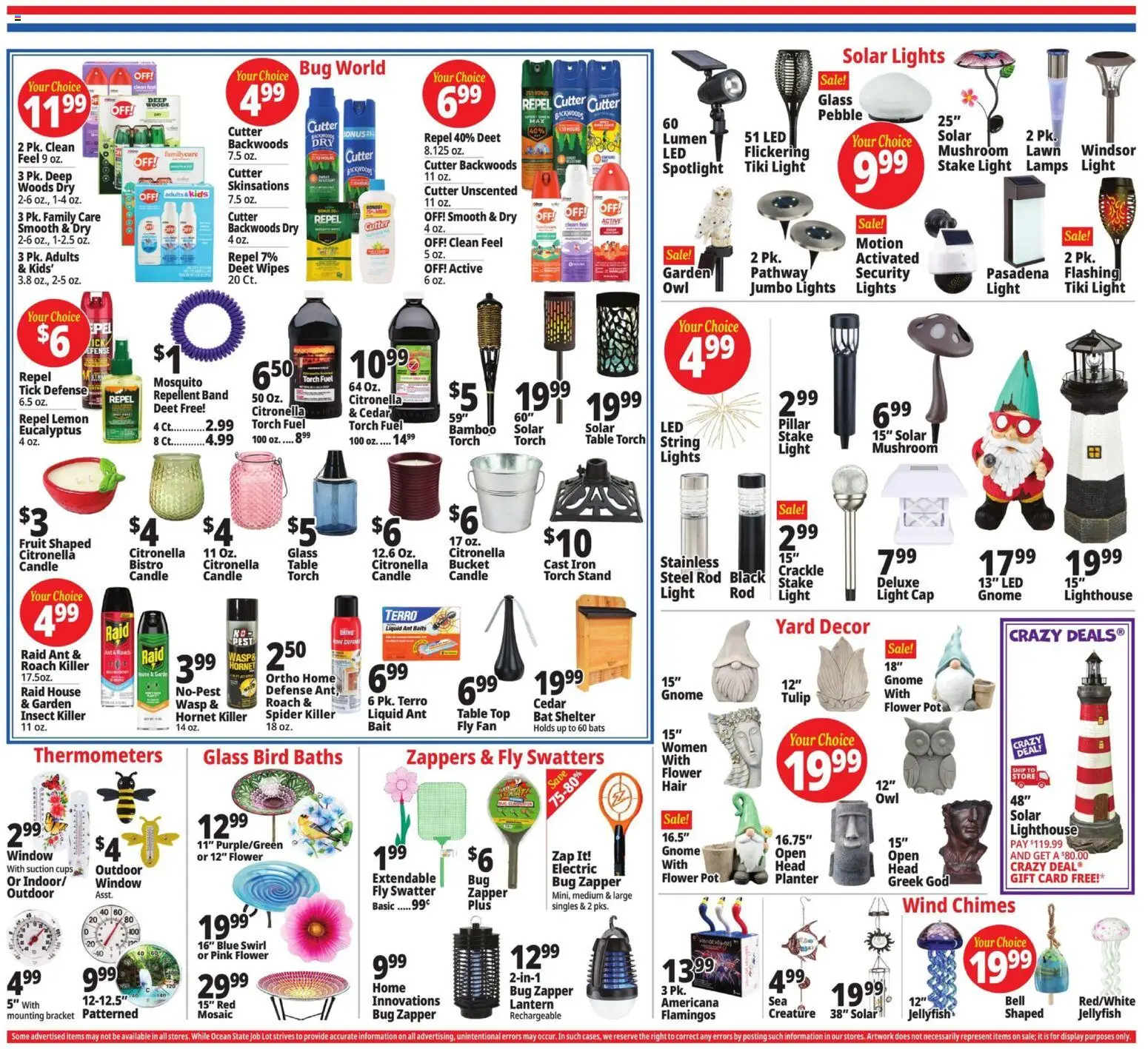 Ocean State Job Lot Weekly Ad - MA - valid from 06/25/2026 | Page: 8 | Products: Table, Cap, Iron, Fan