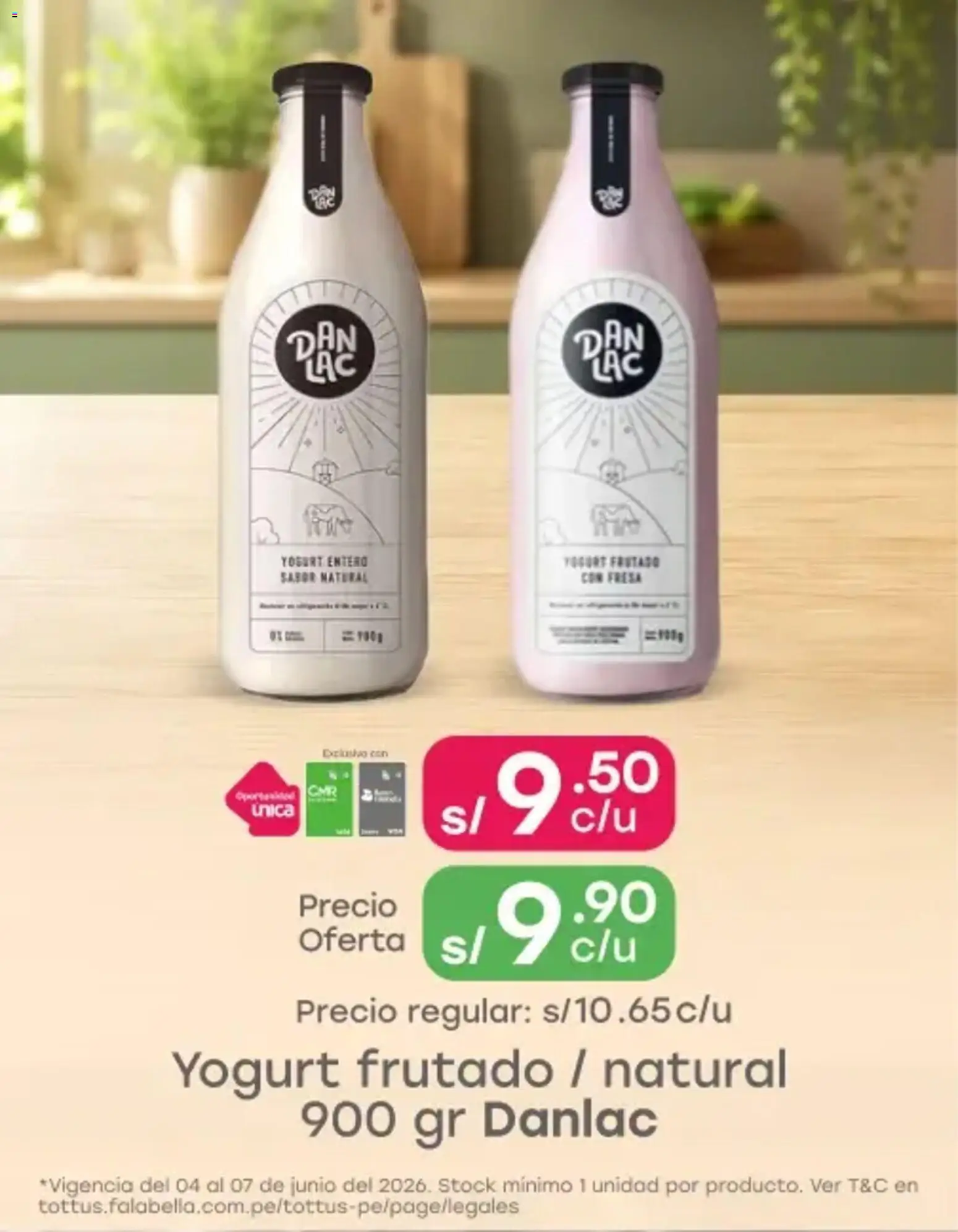 Catálogo Tottus válido desde 04.06.2026 | Página: 7 | Productos: Yogurt