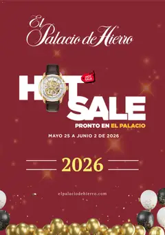 Vista previa de Palacio De Hierro Hot Sale aviso, nuevo folleto de la tienda, válido en México a partir del 05.05.2026
