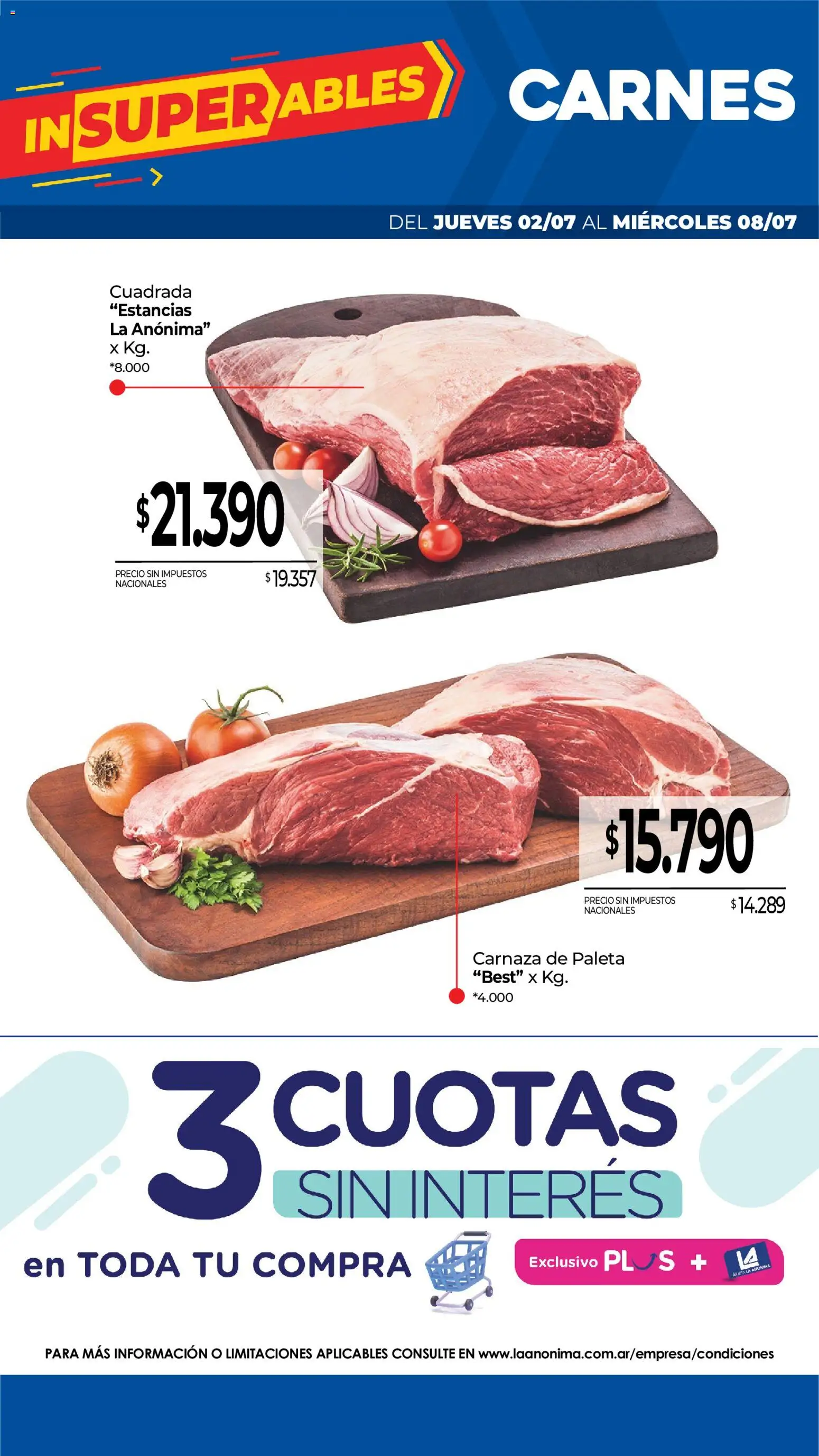 La Anonima catálogo │ válido desde el 02/07/2026 | Página: 2 | Productos: Paleta