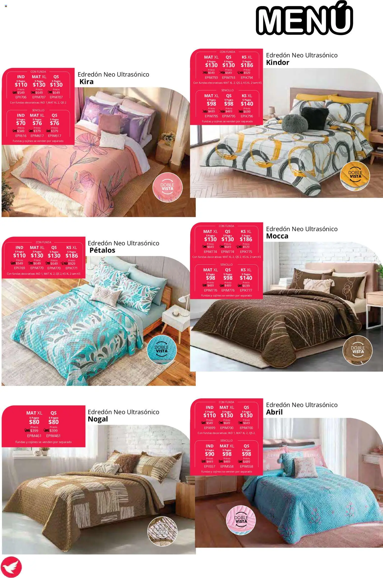 Nuevas ofertas de Colchas Concord válidas en toda la República Mexicana desde el 15/10/2026. ¡Encuentra las mejores ofertas en Colchas Concord catálogo! | Página: 193