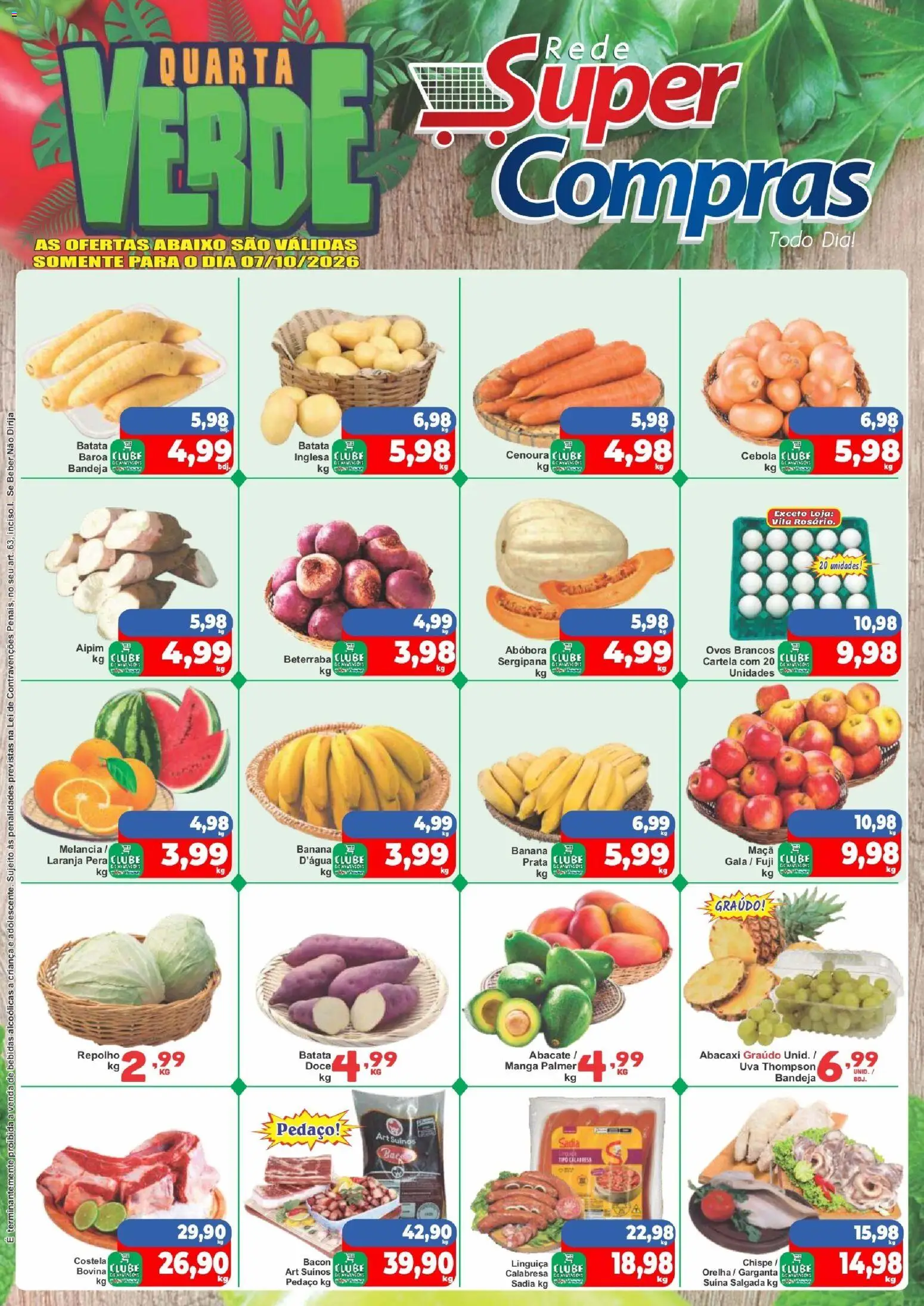 Rede Super Compras Quarta-feira 7 Outubro