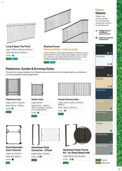 Preview of Bunnings Warehouse - Protectoral Aluminium and Glass Fencing Brochure - valid from 22/09/2025 | Page: 25