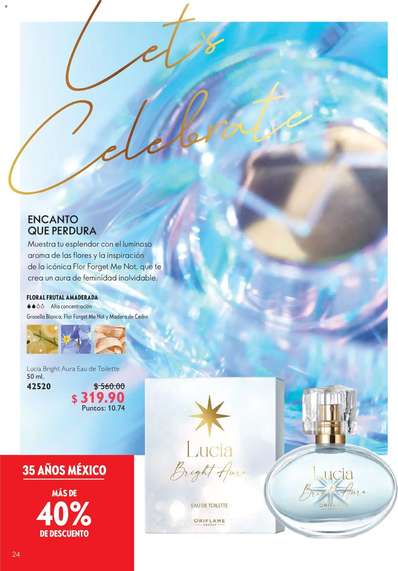 Nuevas ofertas de Oriflame válidas en toda la República Mexicana desde el 01/08/2026. ¡Encuentra las mejores ofertas en Oriflame campaña 11 2026! | Página: 24 | Productos: Flores, Té, Eau de toilette