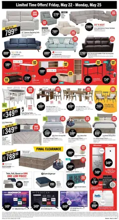 Preview of The Brick weekly flyer / circulaire from shop The Brick valid from 22.05.2026 | Page: 2