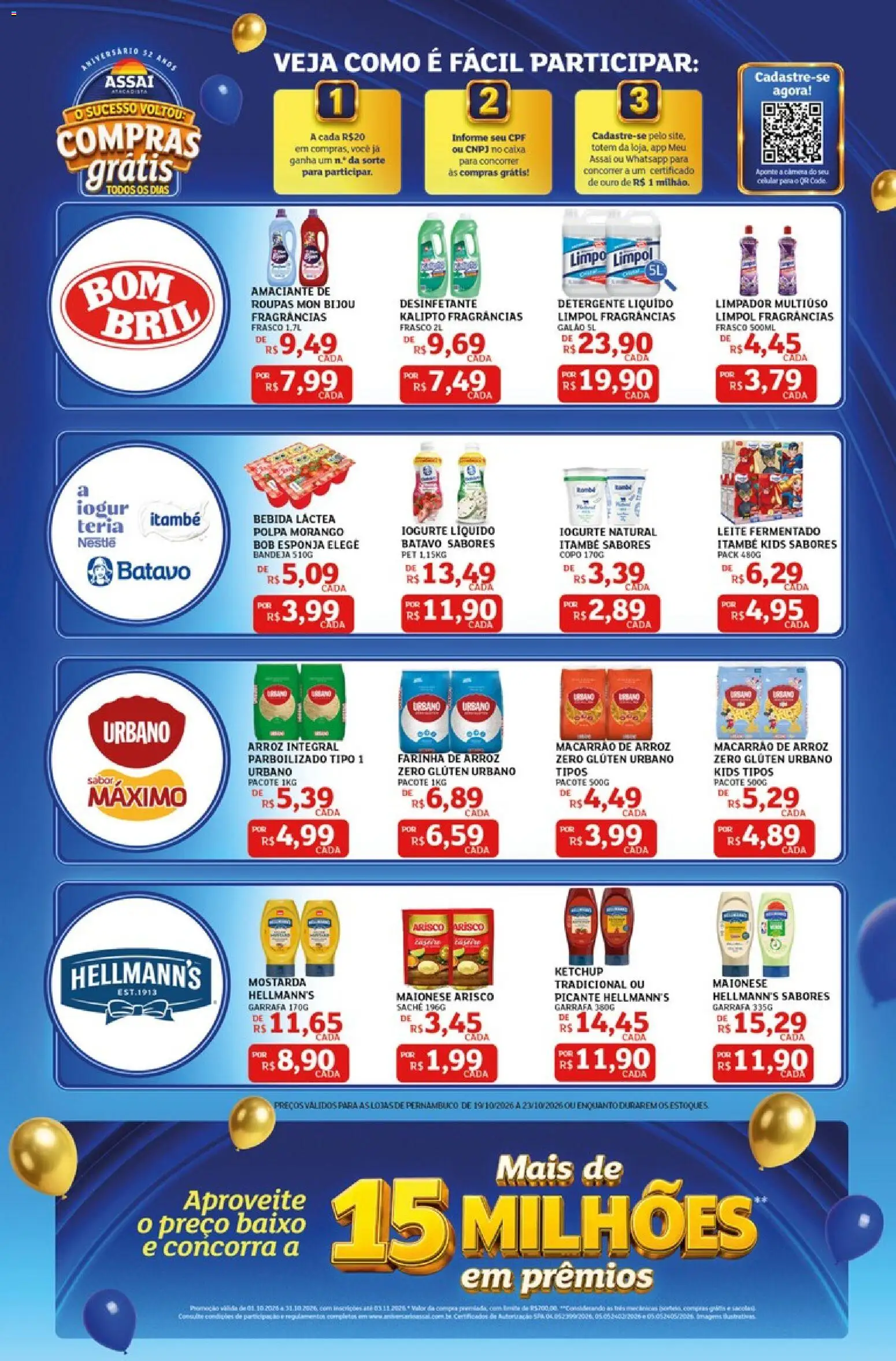Assaí Atacadista Folheto - válido de 19/10/2026 | Página: 3