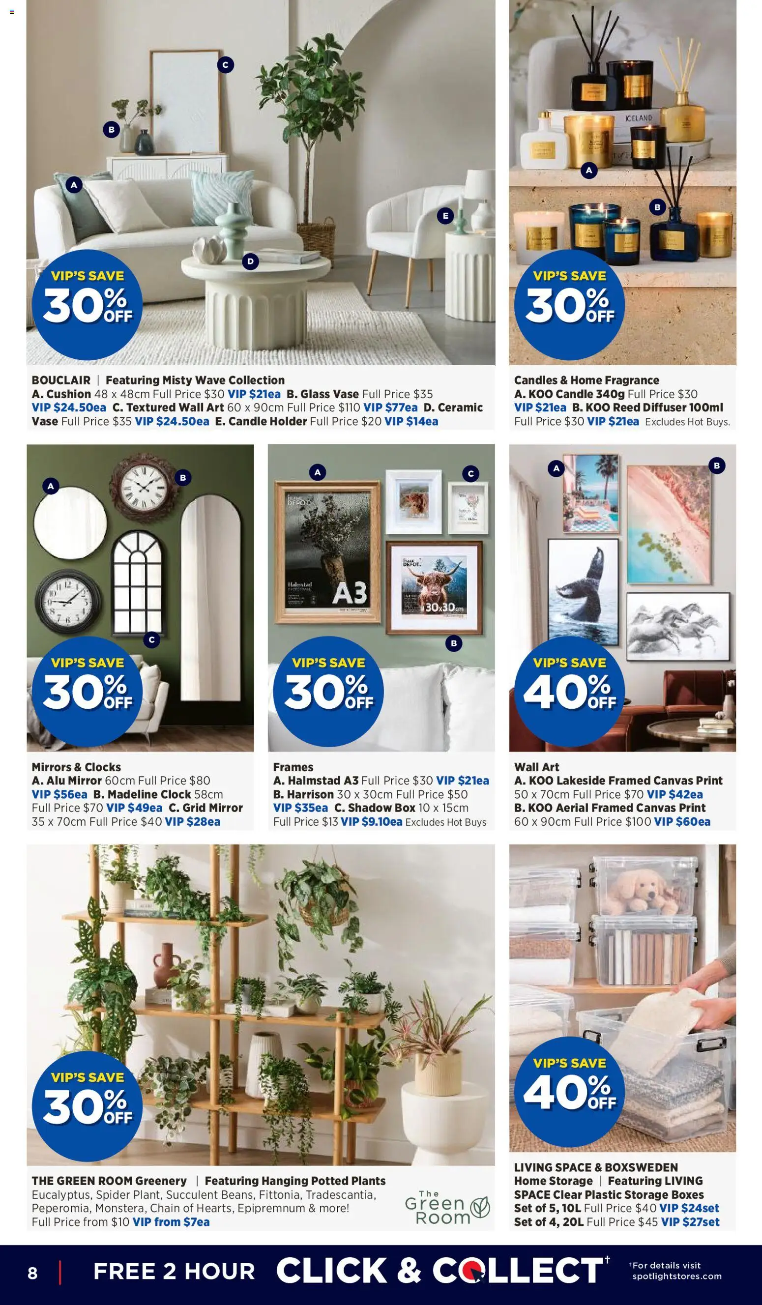 Spotlight catalogue - valid from 06/08/2026 | Page: 8 | Products: Box, Mirror, Fragrance, Clock